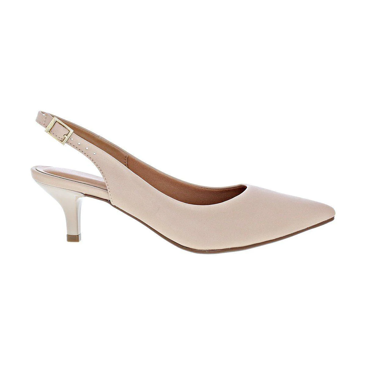 Vizzano 1122-806 Kitten Heel Slingback in Beige Napa - Image 2