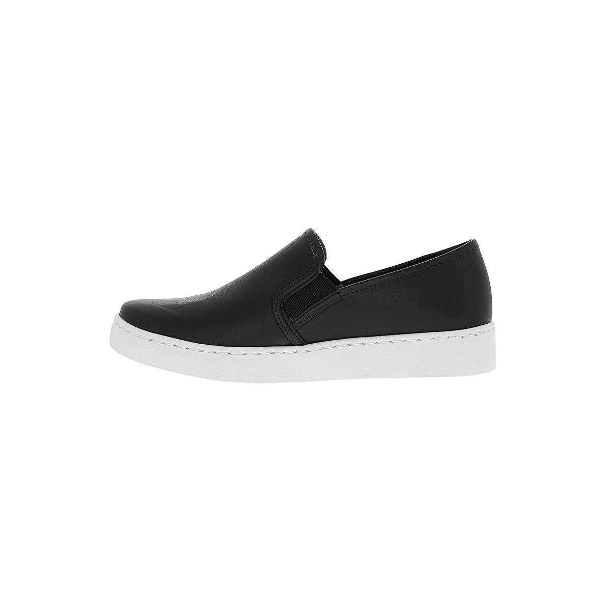 Vizzano 1214-200 White Sole Loafer in Black Napa - Image 5
