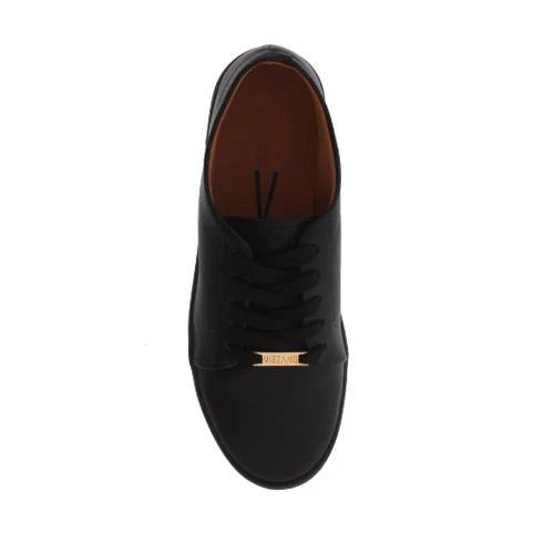 Vizzano 1214-205 Black Sole Sneaker in Black Napa - Image 3