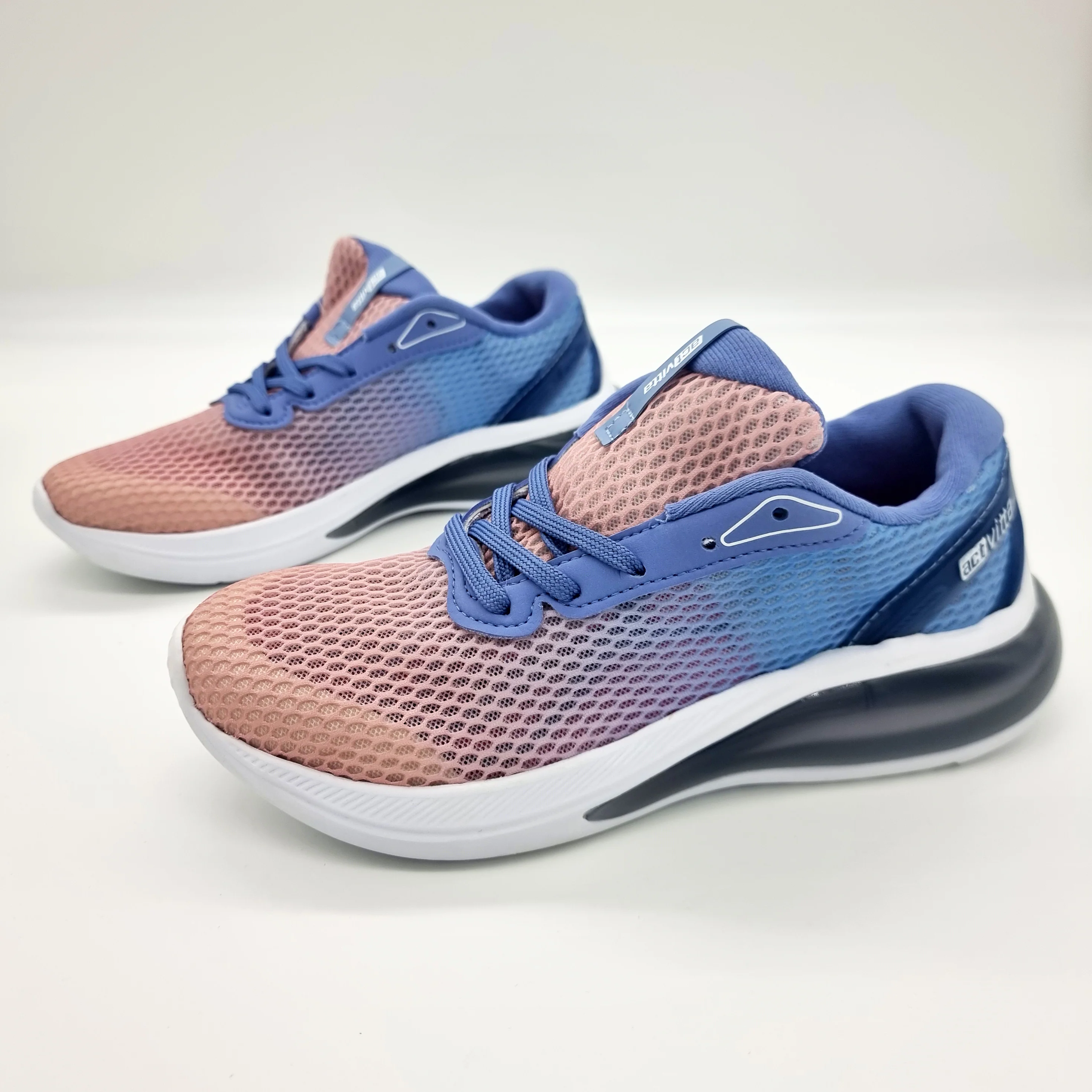 Activitta 4816-219 Lace up Sneaker in Pink/Jeans - Image 3