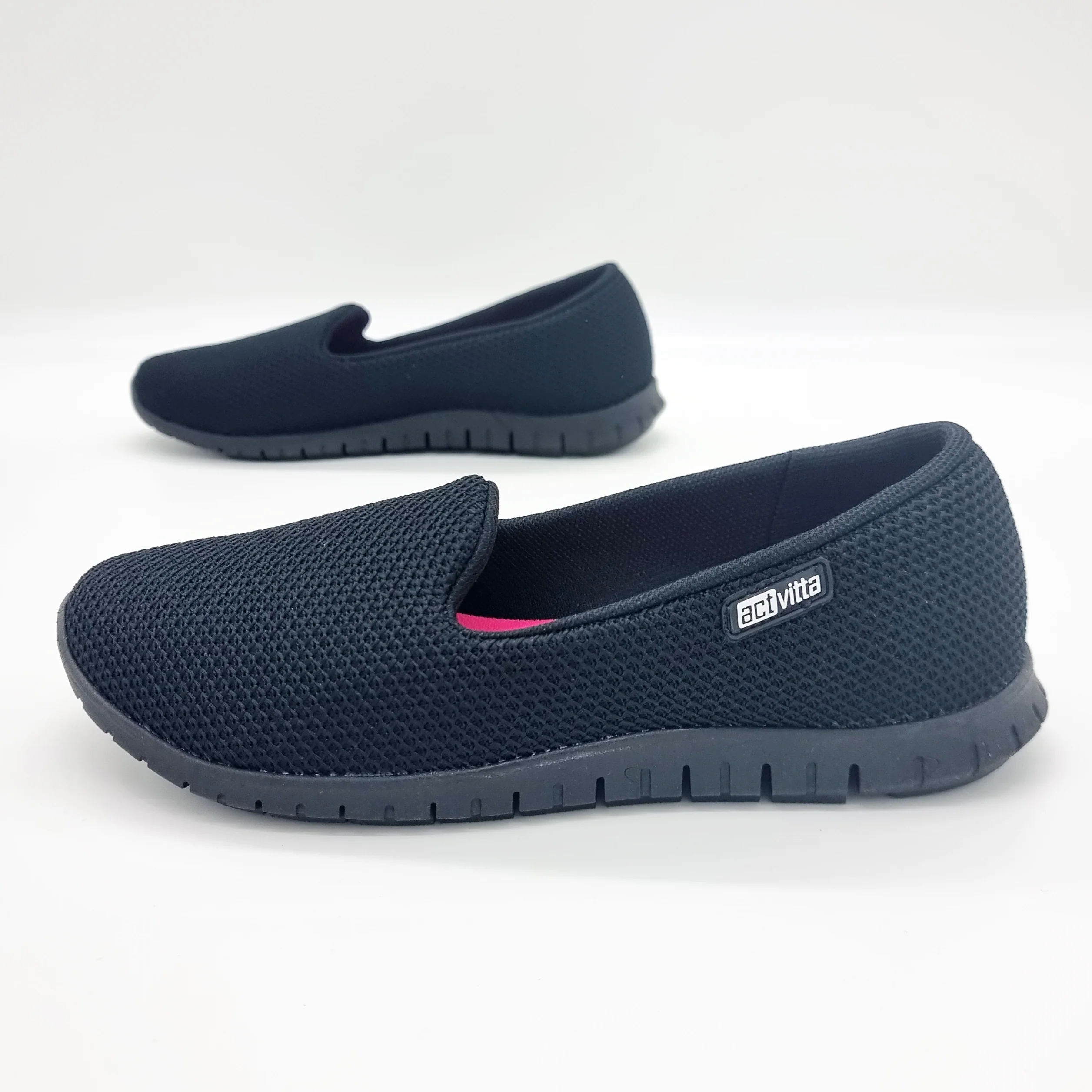Actvitta 4202-500 Slip on Sneaker in Black - Image 9