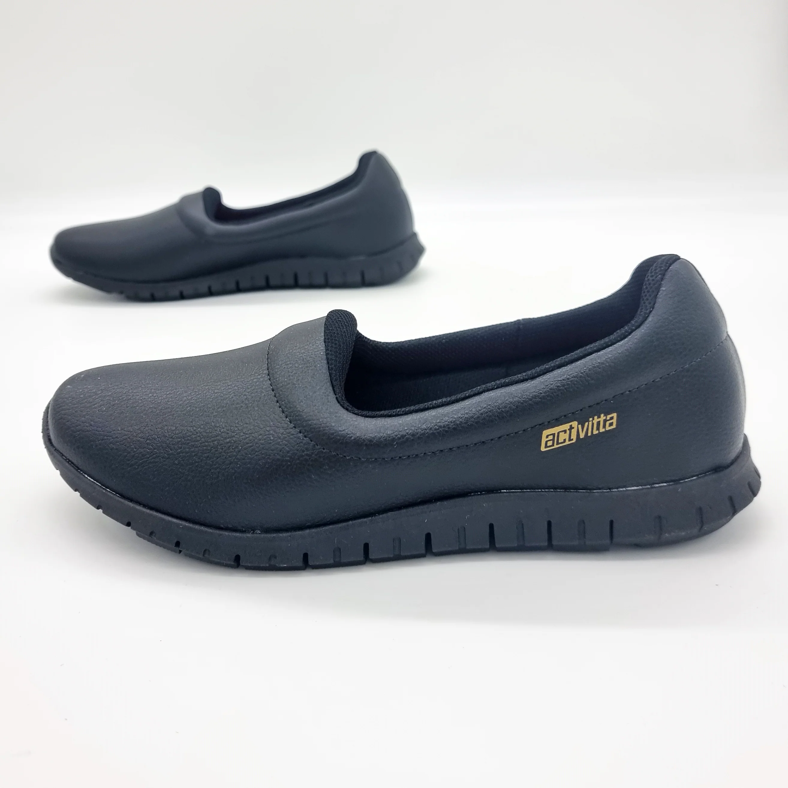 Actvitta 4202-547 Slip on Sneaker in Black - Image 5