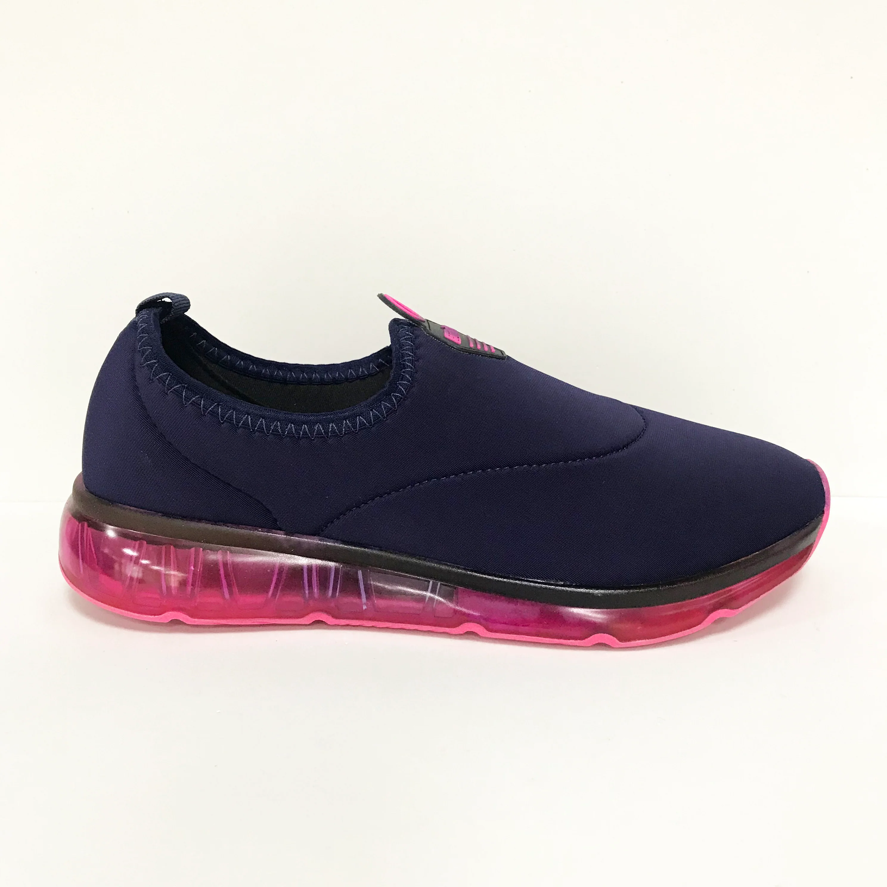 Actvitta 4215-604 Slip on Sneaker in Navy Lycra - Image 2