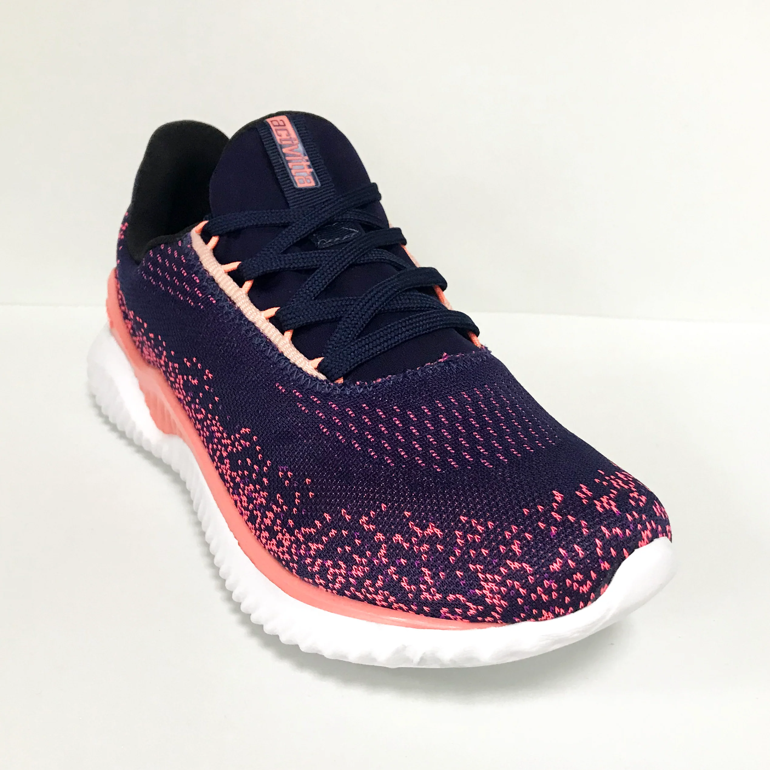 Actvitta 4802-101 Lace up Sneaker in Multi Navy - Image 3