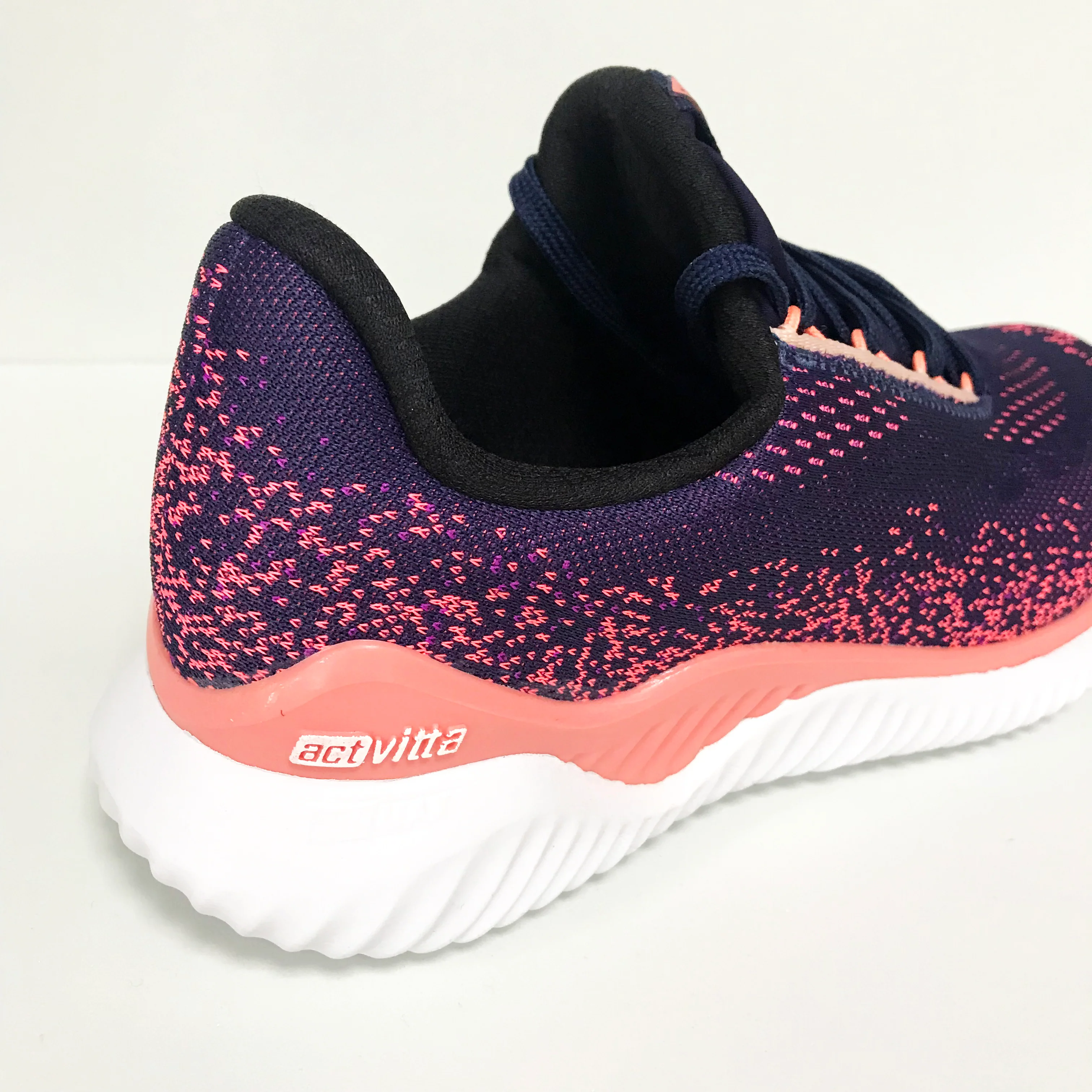 Actvitta 4802-101 Lace up Sneaker in Multi Navy - Image 5