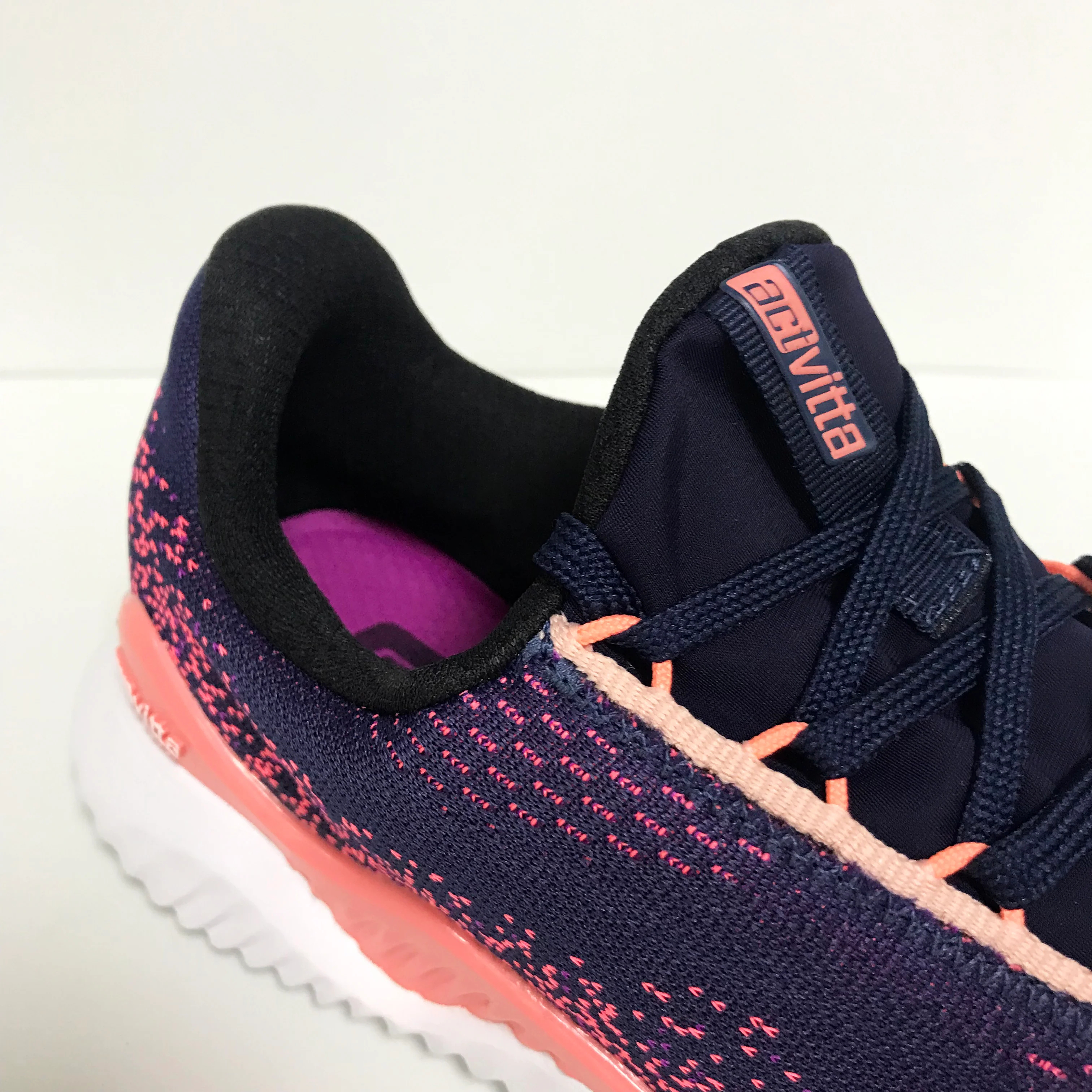 Actvitta 4802-101 Lace up Sneaker in Multi Navy - Image 6