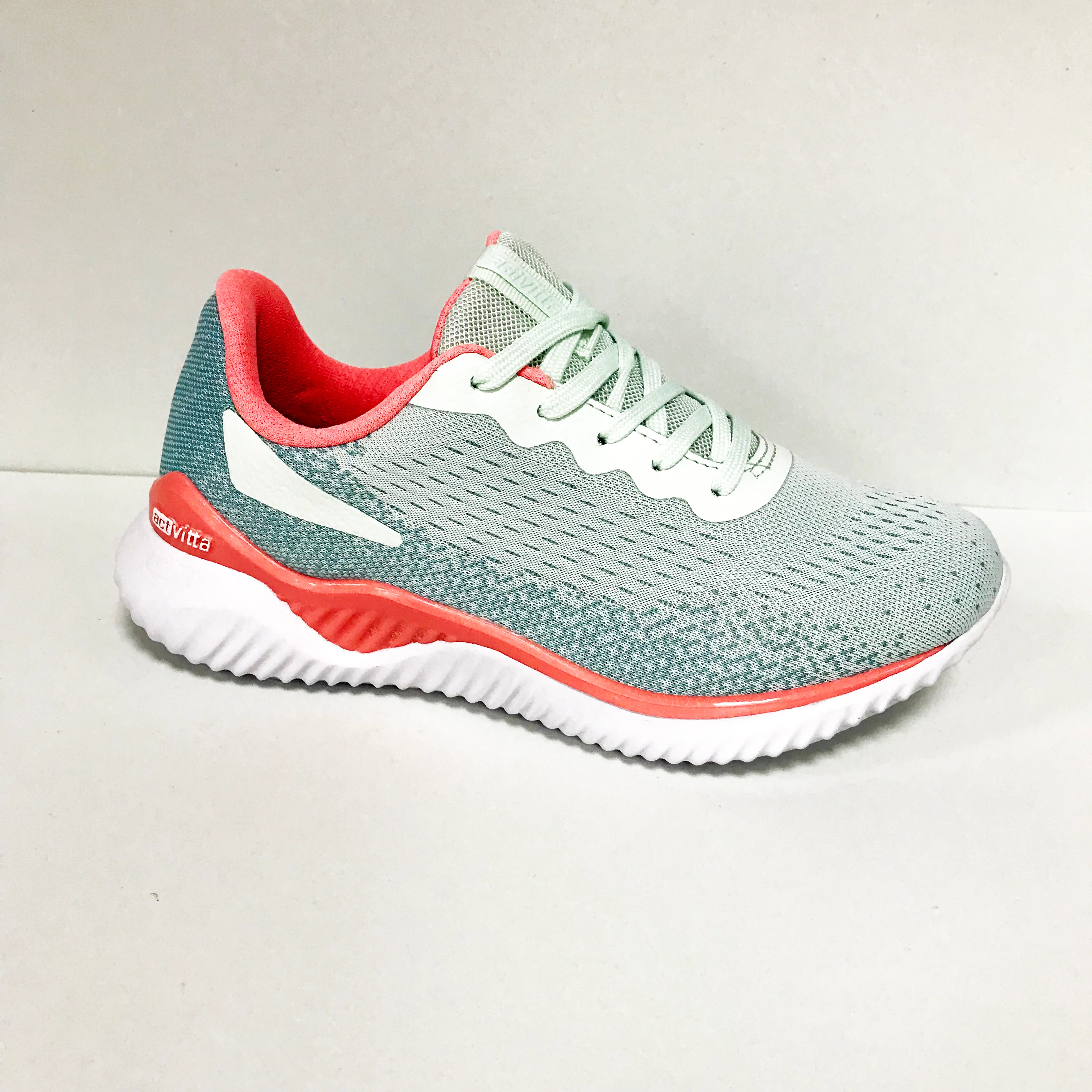 Actvitta 4802-104 Lace up Sneaker in Multi Mint - Image 2