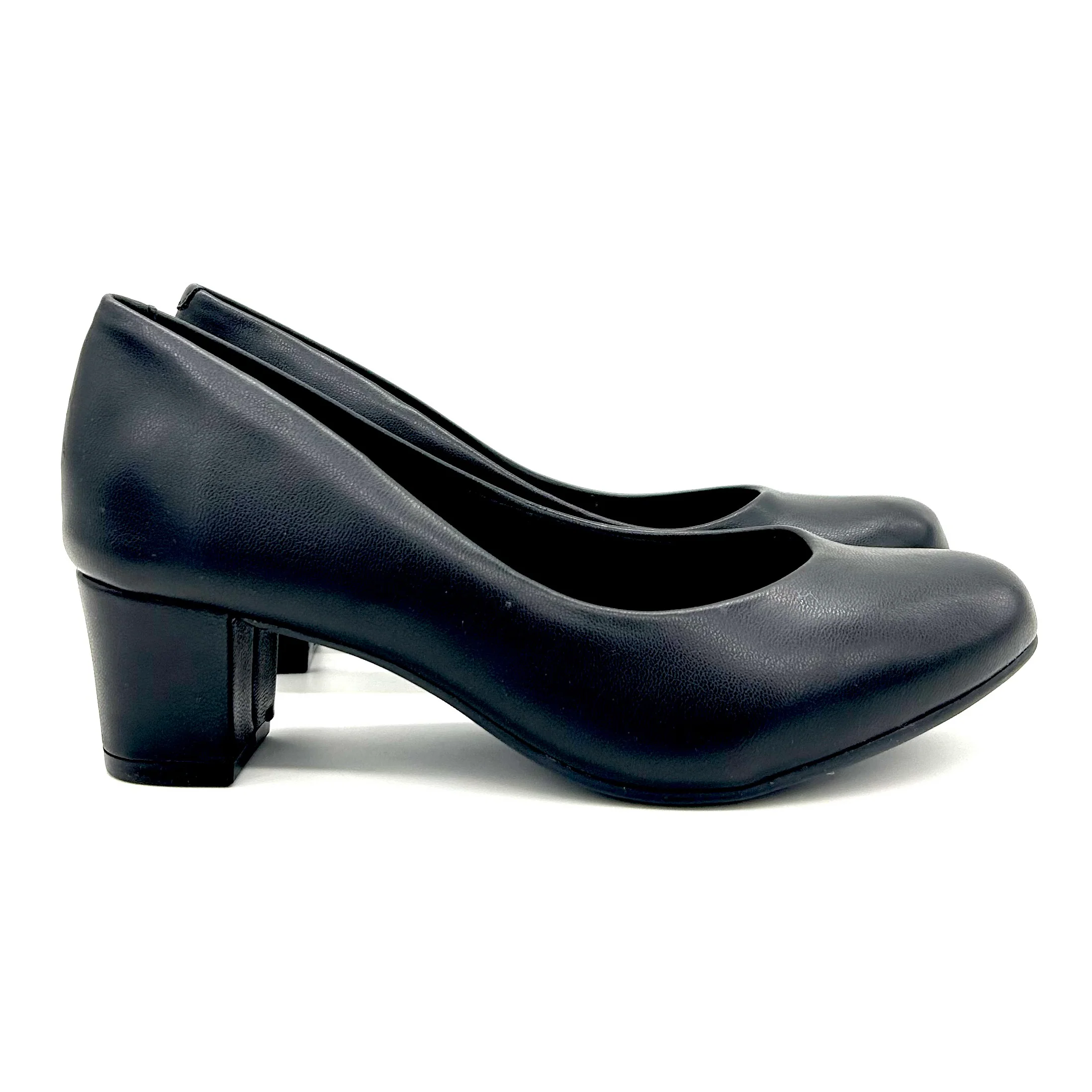Beira Rio 4777-409 Low Heel Pump in Black Napa - Image 5