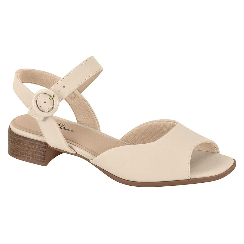 Modare 7169-107 Low Heel Sandal in Cream Napa