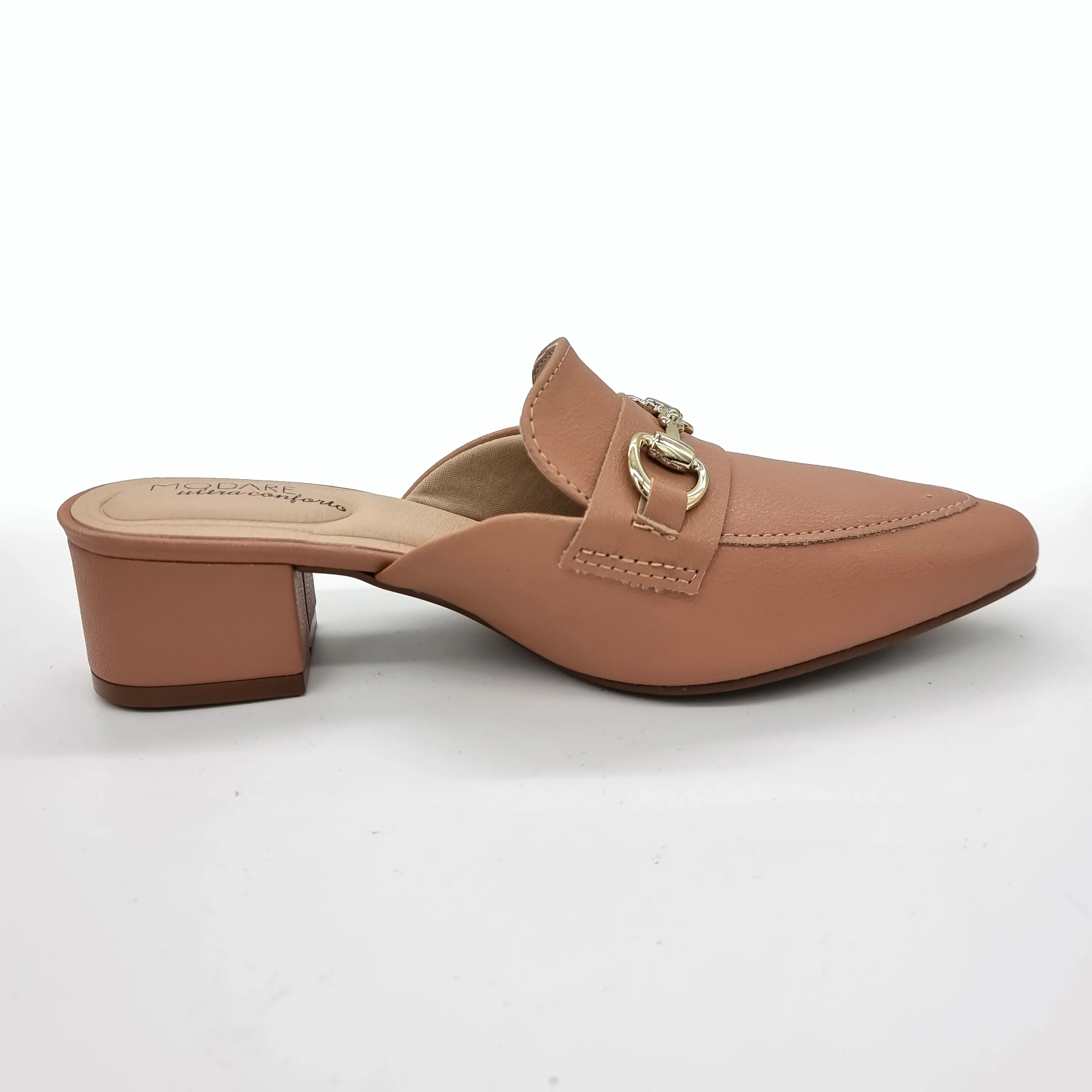 Modare 7340-124 Block Heel Mule in Nude - Image 7