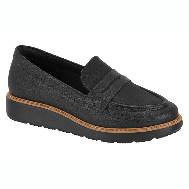 Modare 7400-100 Loafer Flat in Black Napa - Image 2