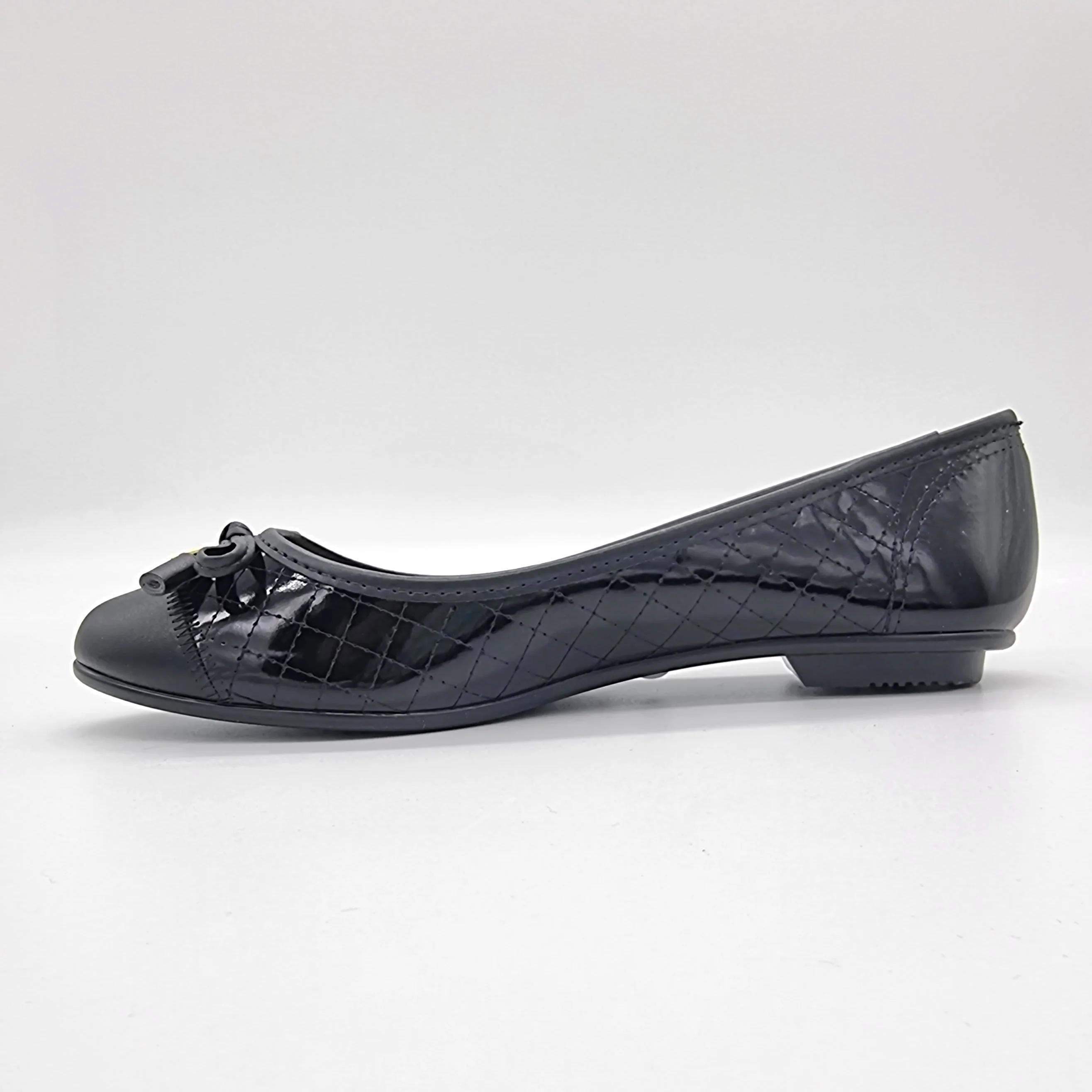 Moleca 5027-1407 Round Toe Ballerina Flat in Black - Image 6