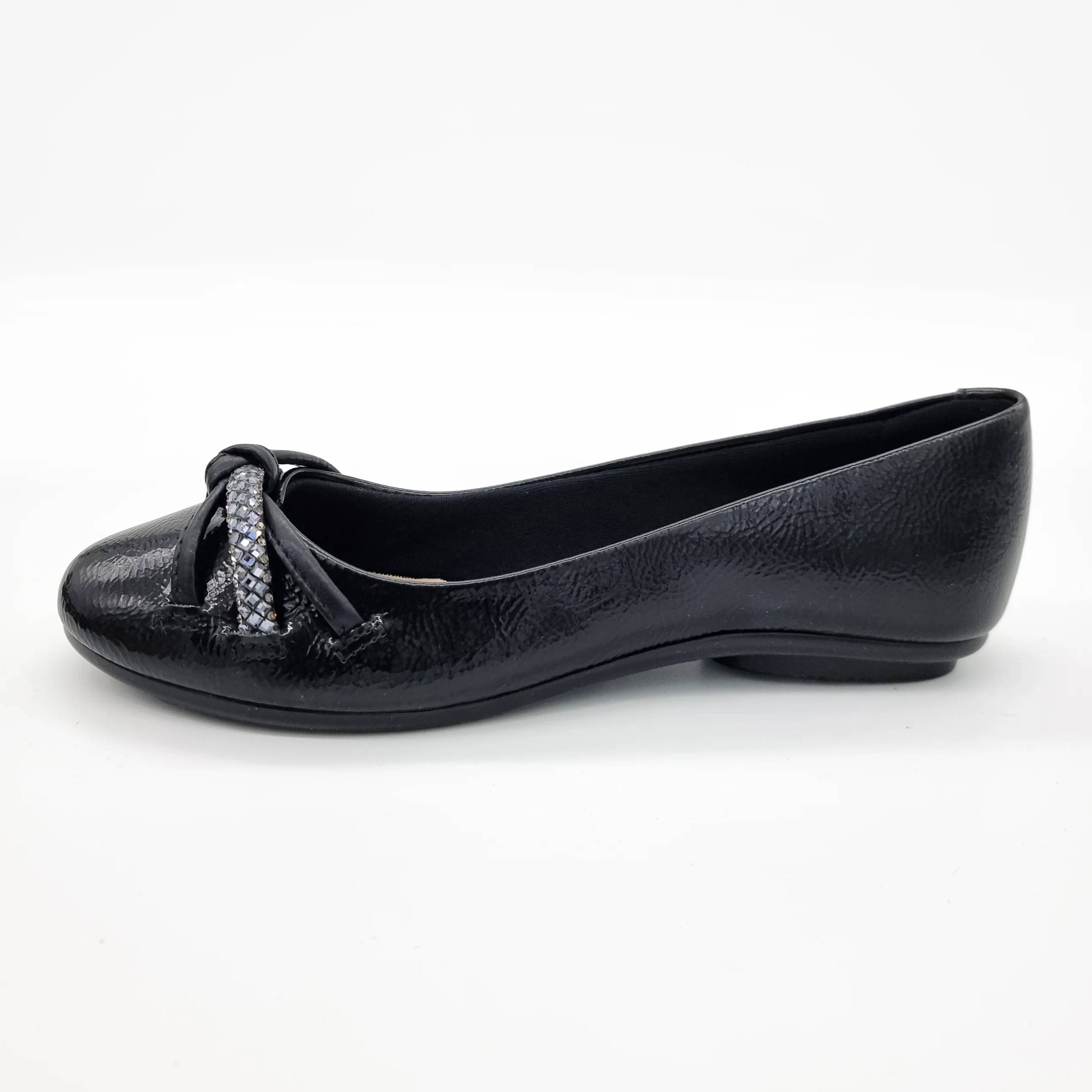 Moleca 5094-1654 Round Toe Flat in Black Patent - Image 5