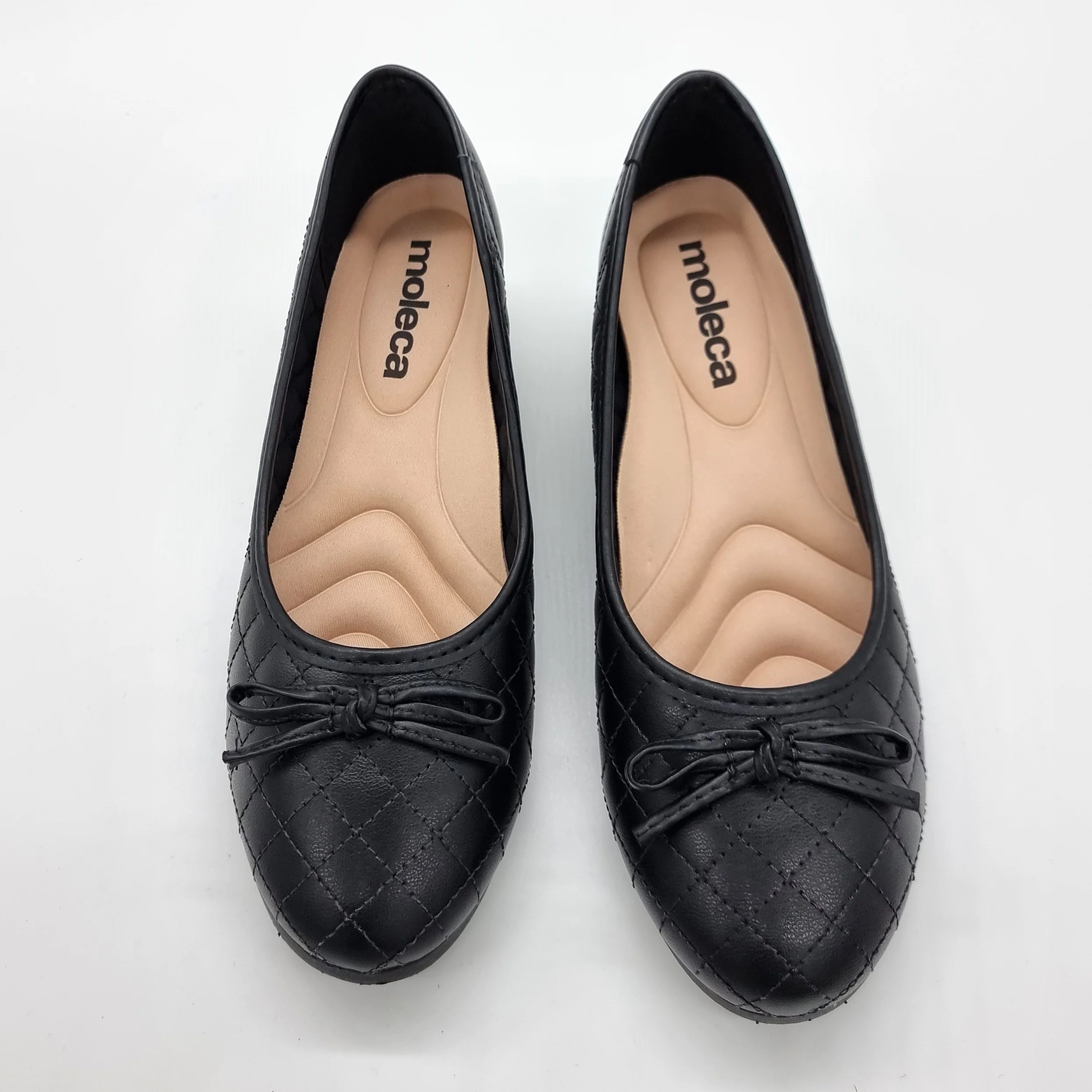 Moleca 5156-805 Low Heel Comfort Flat in Black - Image 4
