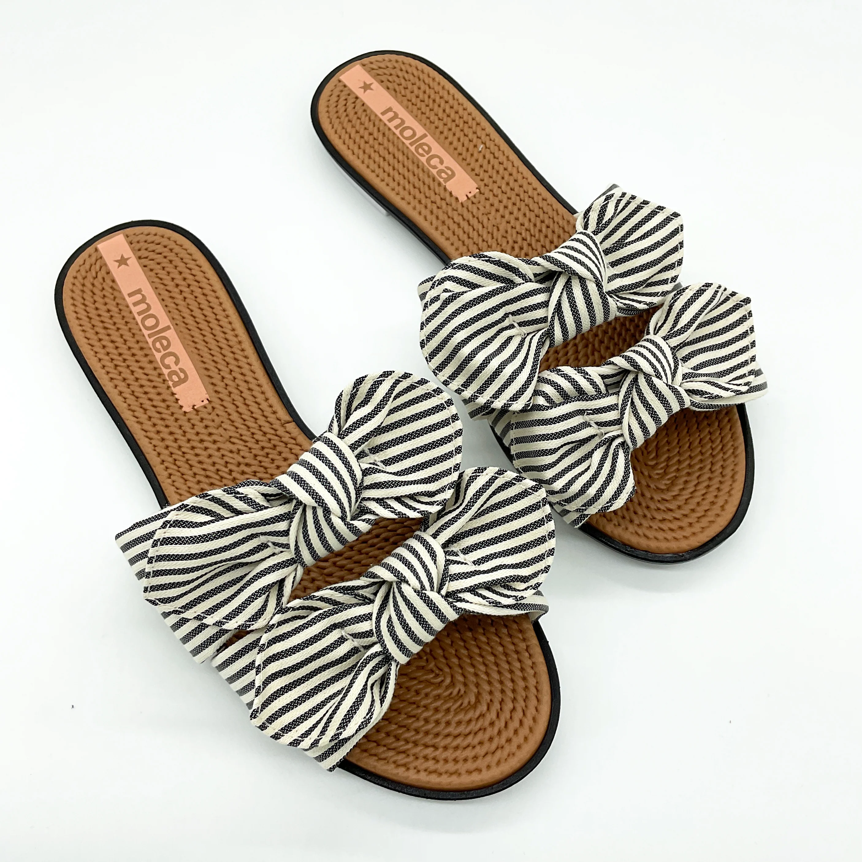 Moleca 5297-424 Slip-on Sandal in Multi Black - Image 3