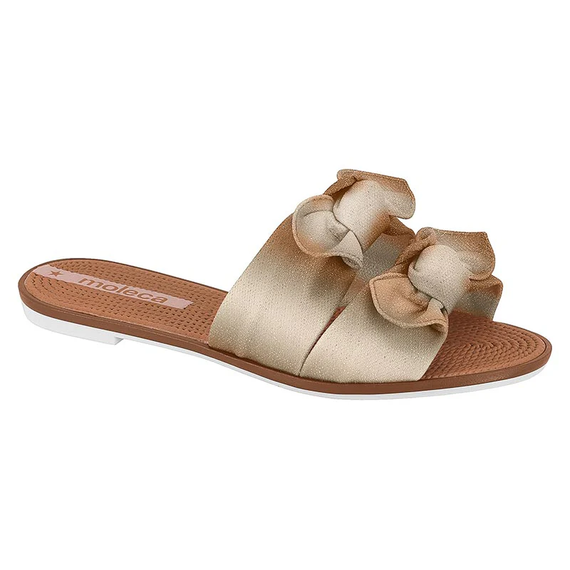 Moleca 5297-424 Slip-on Sandal in Multi Camel