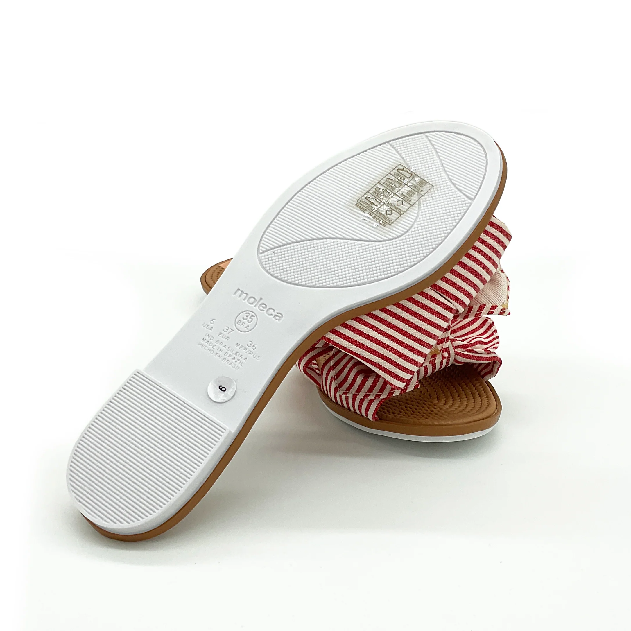 Moleca 5297-424 Slip-on Sandal in Multi Red - Image 3