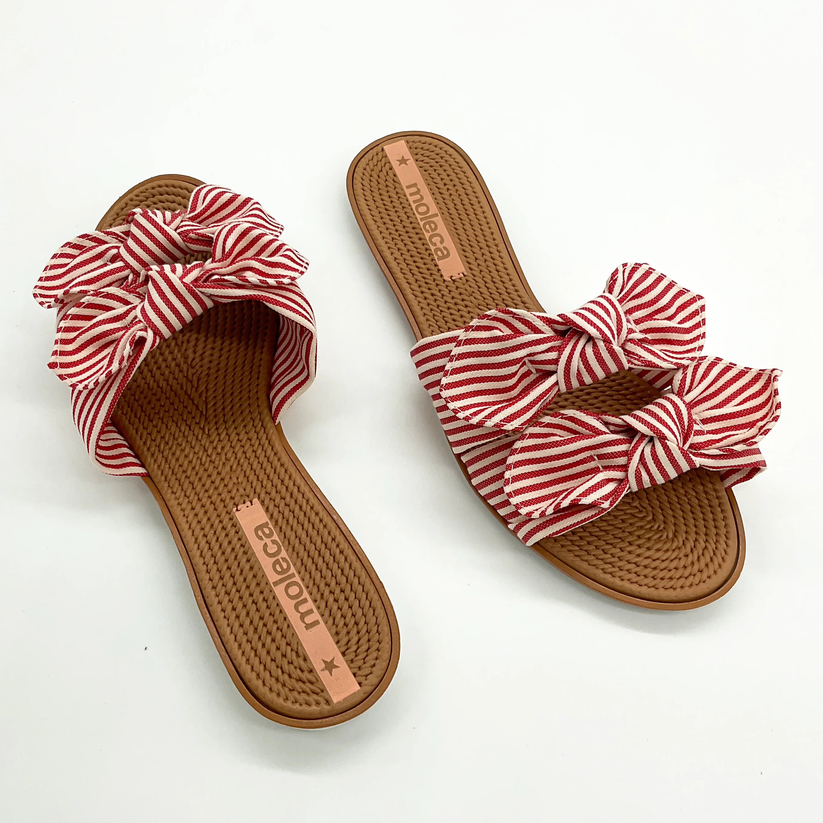 Moleca 5297-424 Slip-on Sandal in Multi Red - Image 4