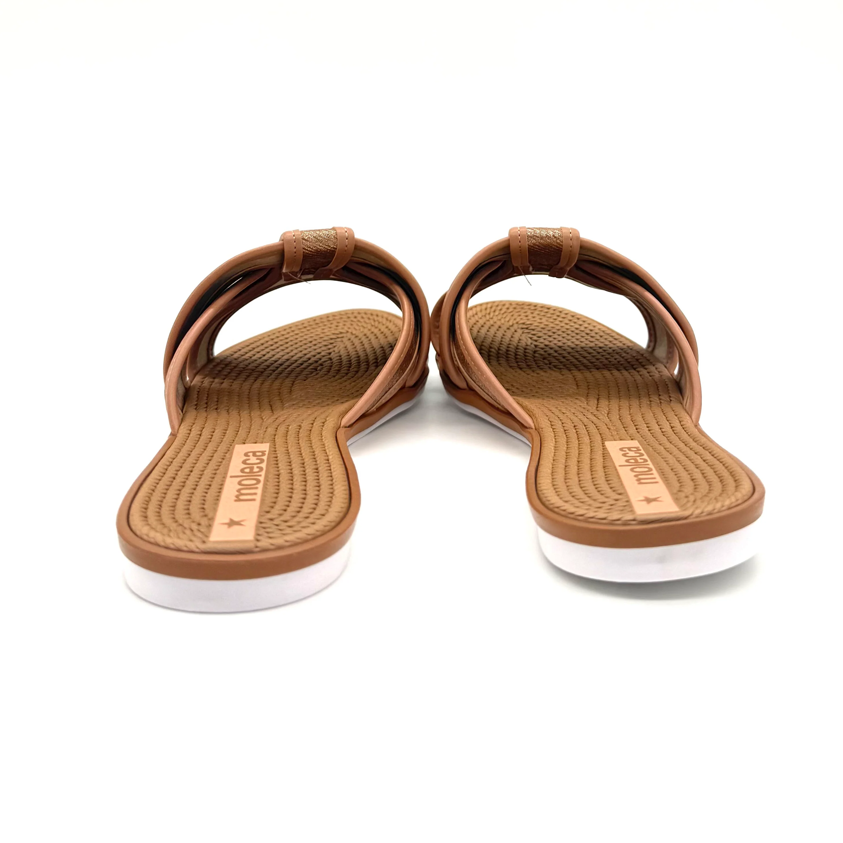 Moleca 5297-474 Slip-on Flat Sandal in Rose Gold Glow - Image 6