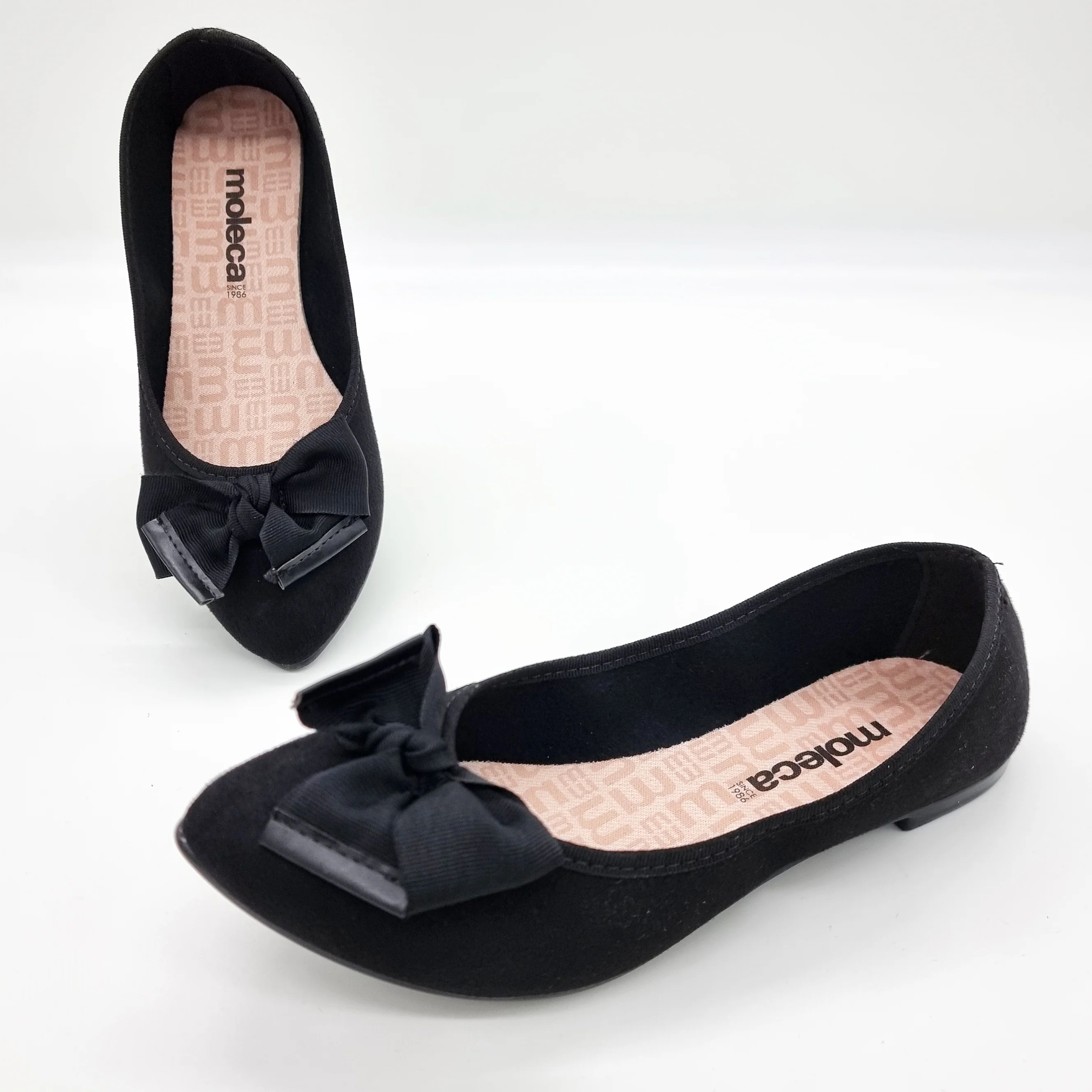 Moleca 5727-129 Pointy Toe in Black Suede - Image 4