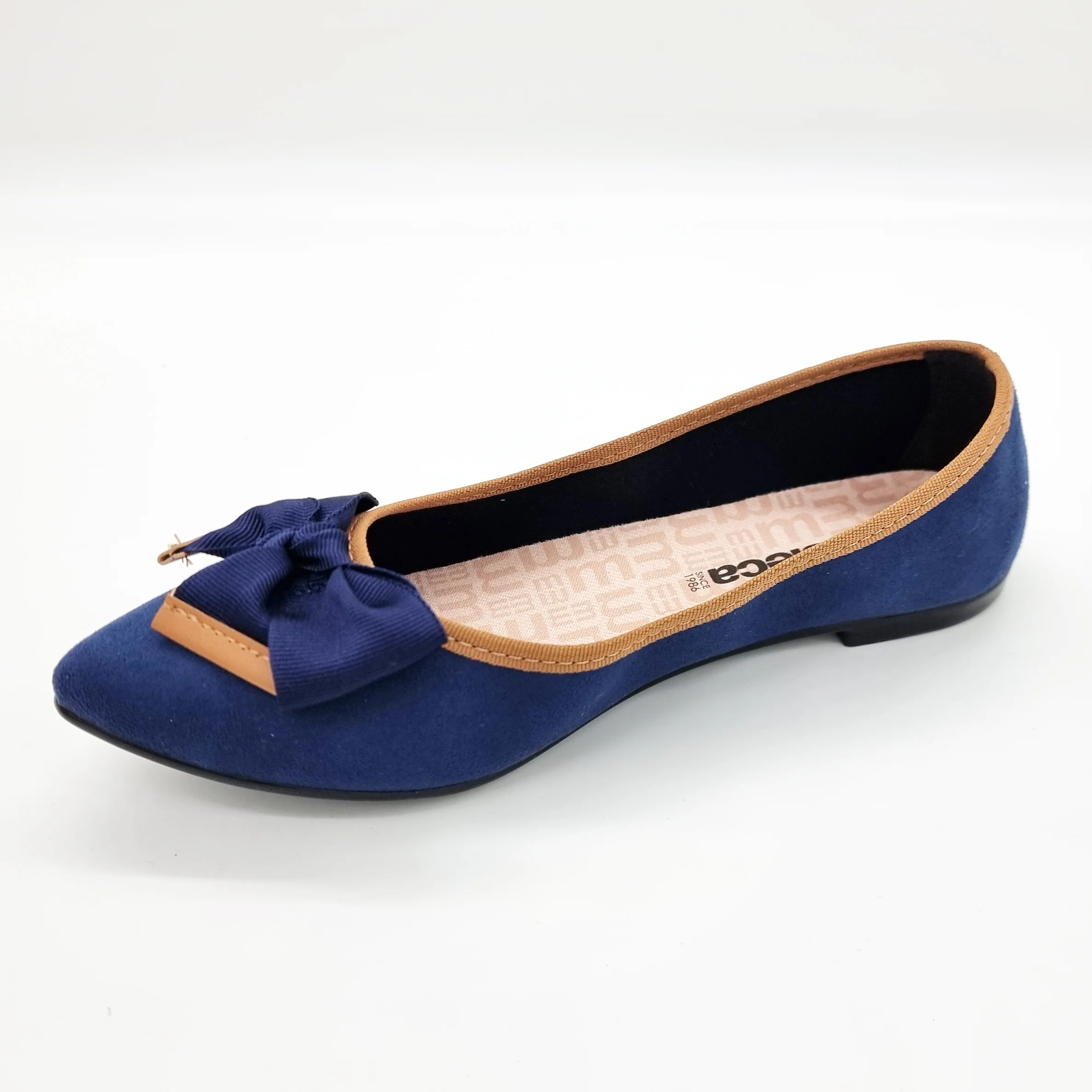 Moleca 5727-129 Pointy Toe in Navy Suede - Image 5