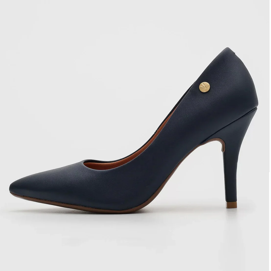 Vizzano 1184-1101 Pointy Toe Pump in Navy Napa - Image 3