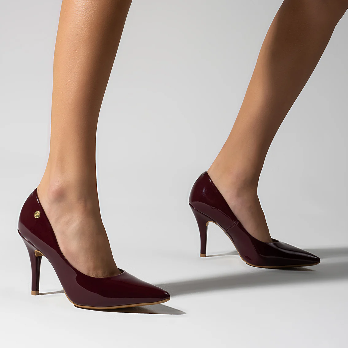 Vizzano 1184-1101 Pointy Toe Pump in Wine Patent - Image 2