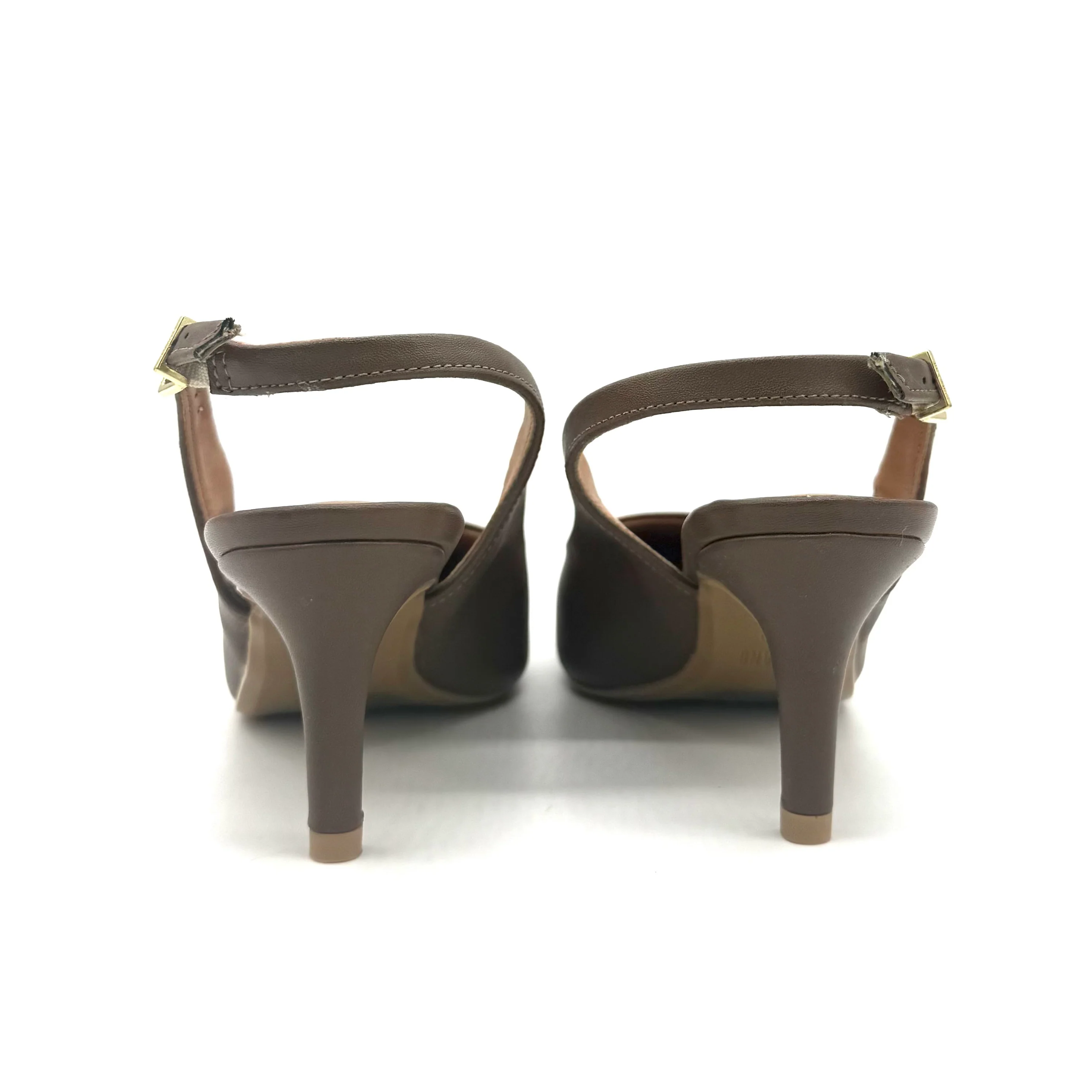 Vizzano 1185-700 Mid Heel Slingback in Cappuccino Napa - Image 4