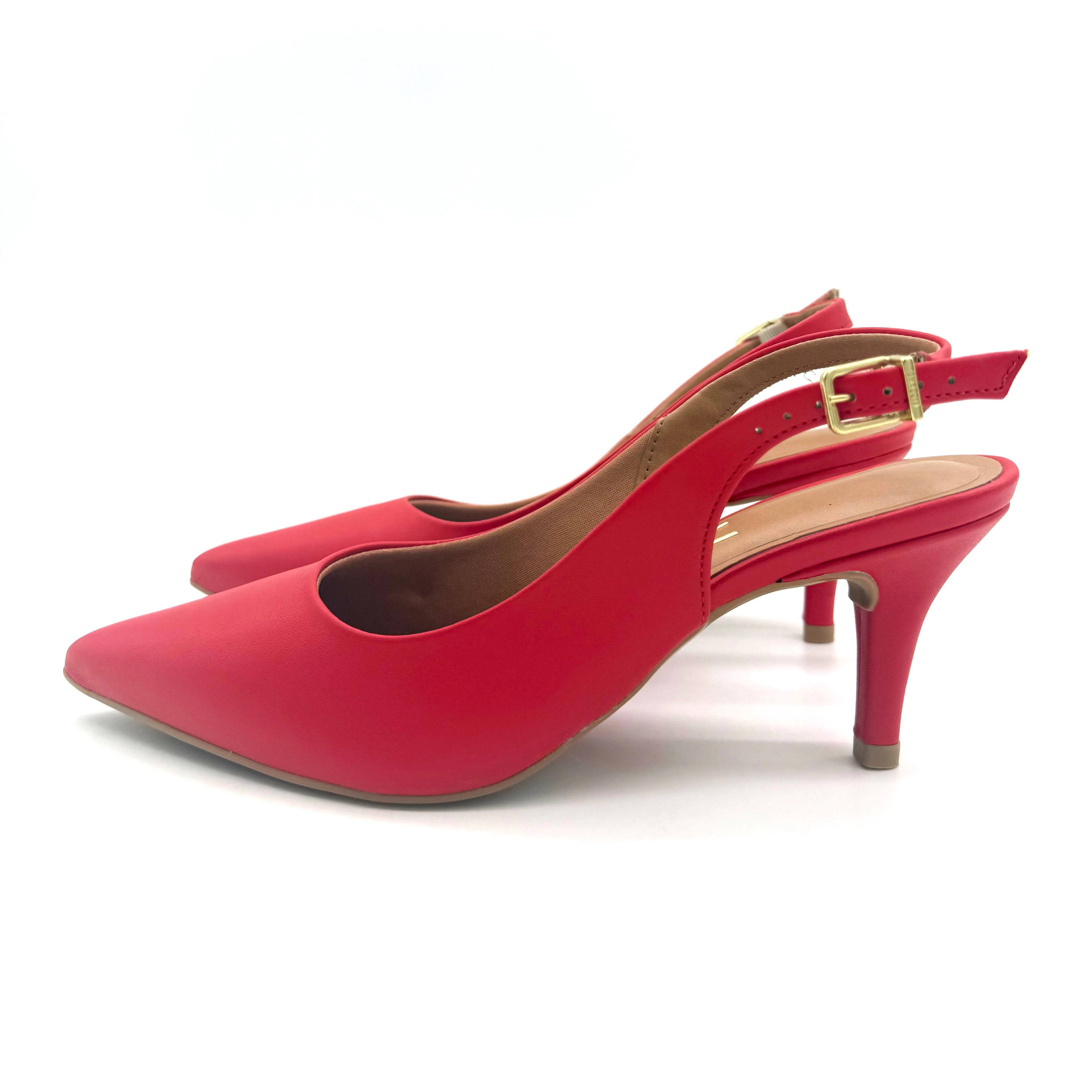 Vizzano 1185-700 Mid Heel Slingback in Ruby Red Napa - Image 6