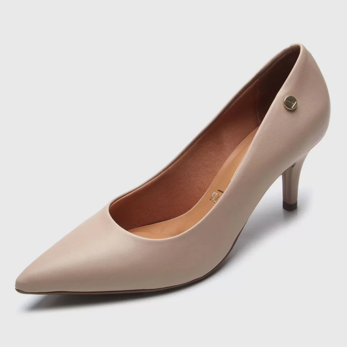 Vizzano 1185-702 Pointy Toe Pump in Beige Napa - Image 2