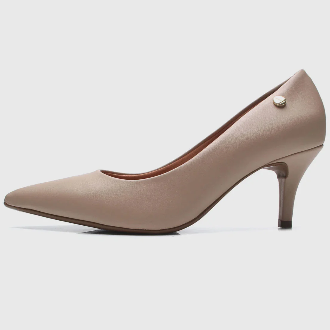 Vizzano 1185-702 Pointy Toe Pump in Beige Napa - Image 4