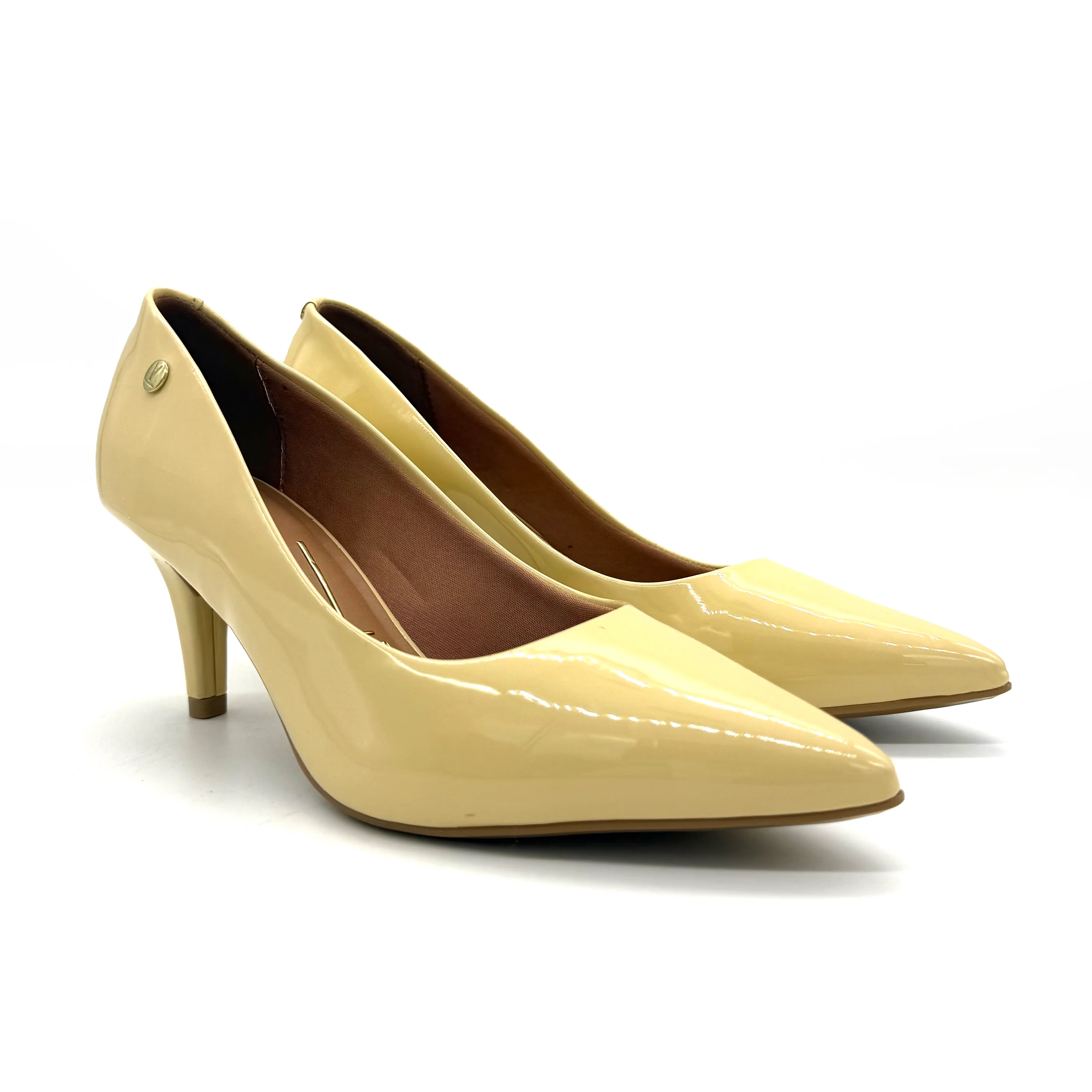 Vizzano 1185-702 Pointy Toe Pump in Butter Patent - Image 2