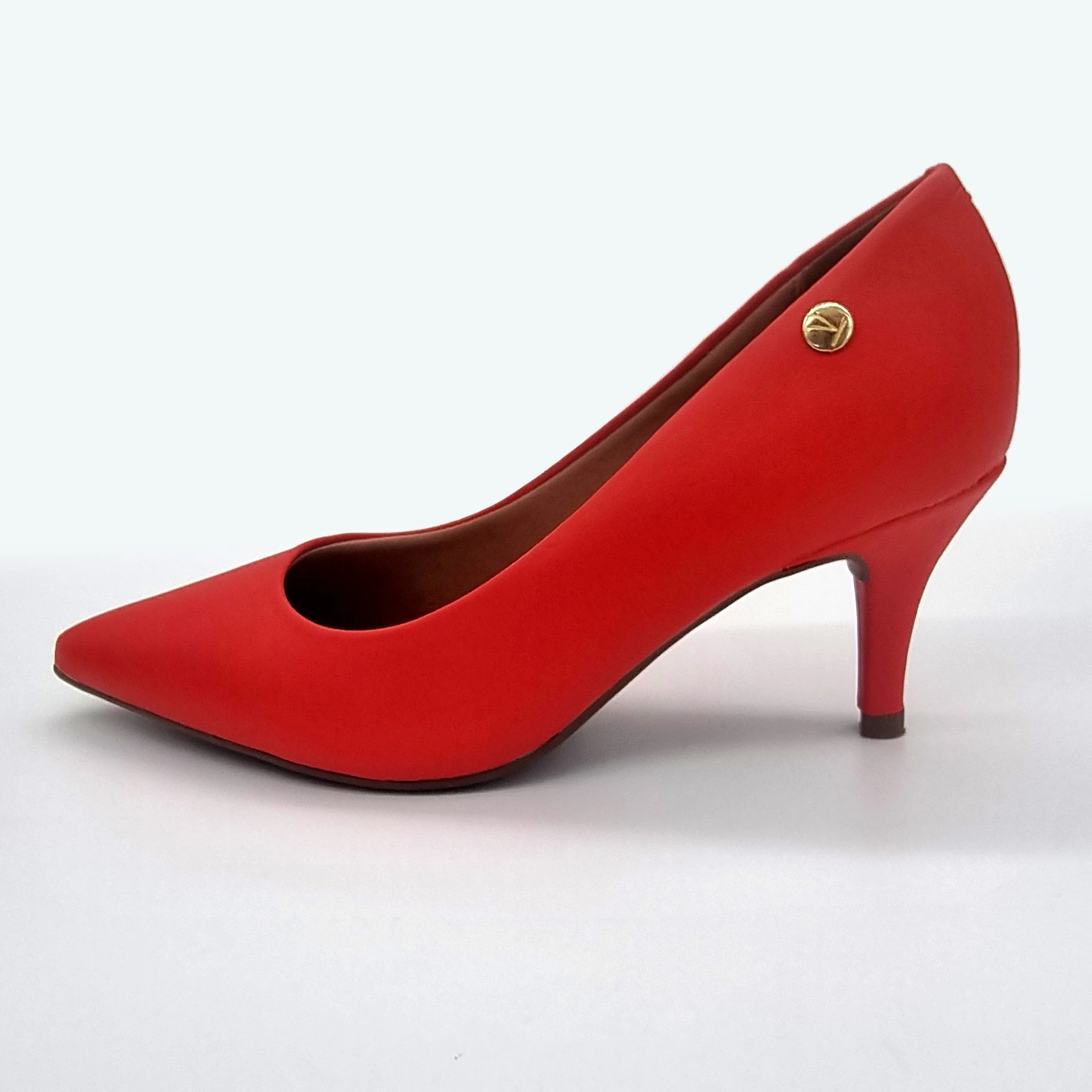 Vizzano 1185-702 Pointy Toe Pump in Cinnabar Red Napa - Image 5