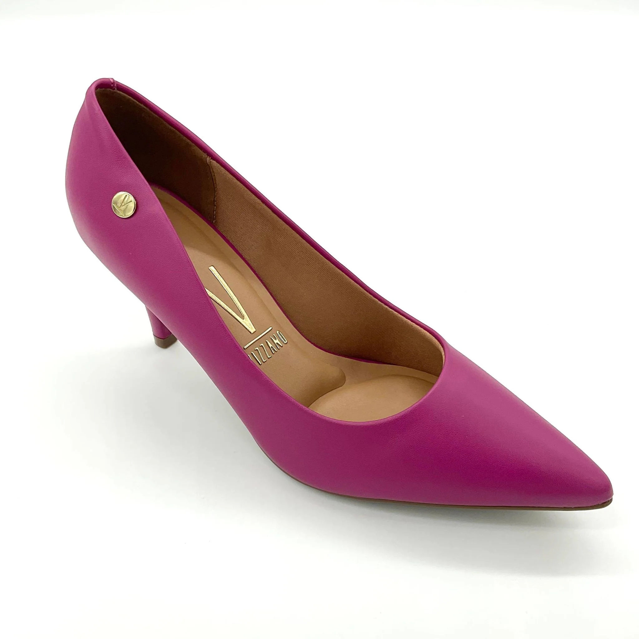 Vizzano 1185-702 Pointy Toe Pump in Magenta Napa - Image 3