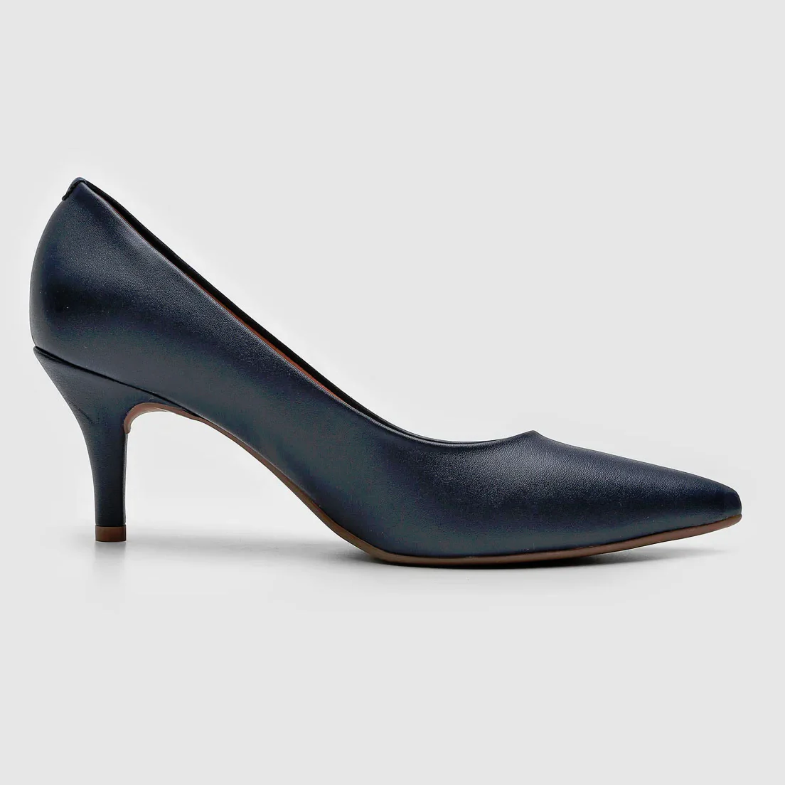 Vizzano 1185-702 Pointy Toe Pump in Navy Napa - Image 2