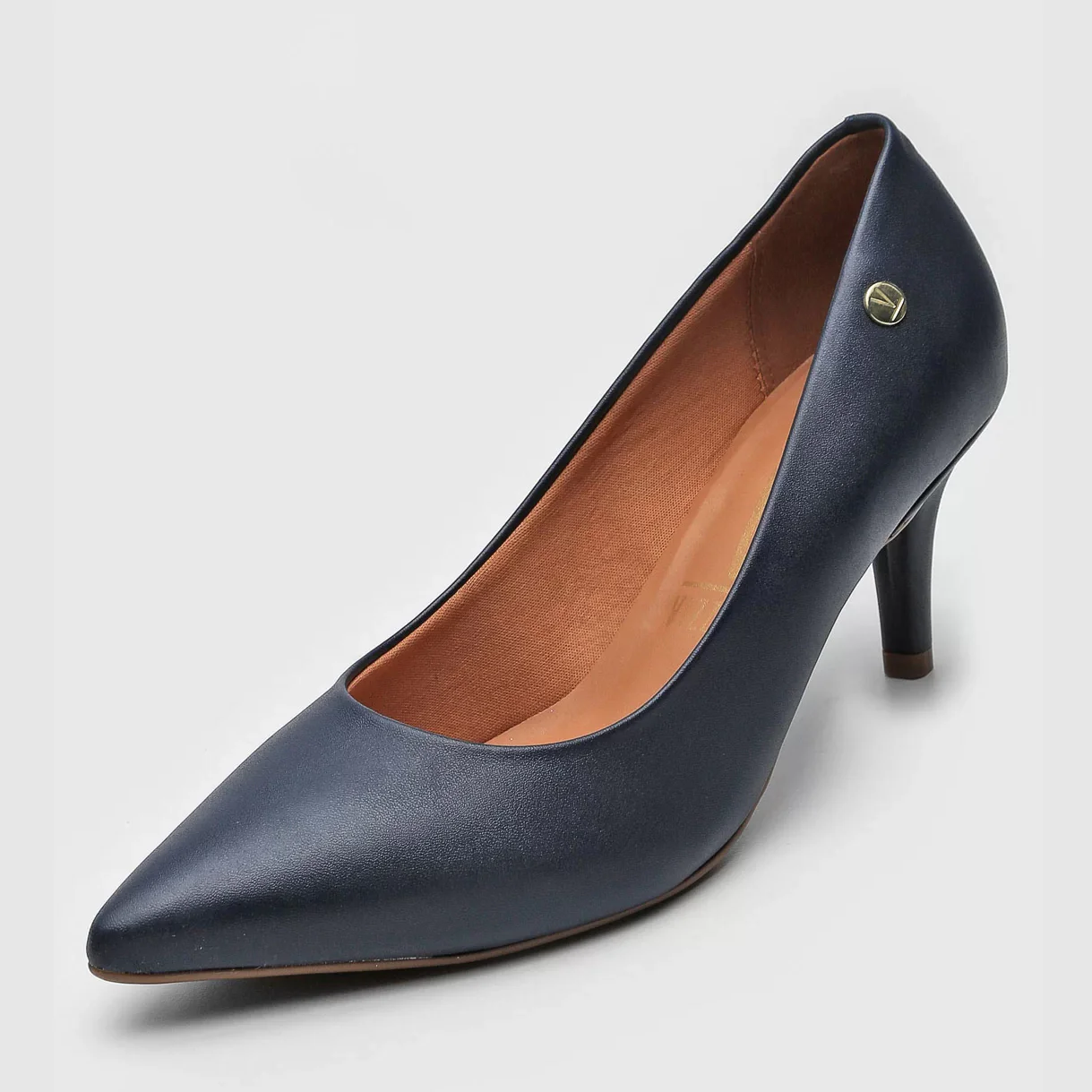 Vizzano 1185-702 Pointy Toe Pump in Navy Napa - Image 3