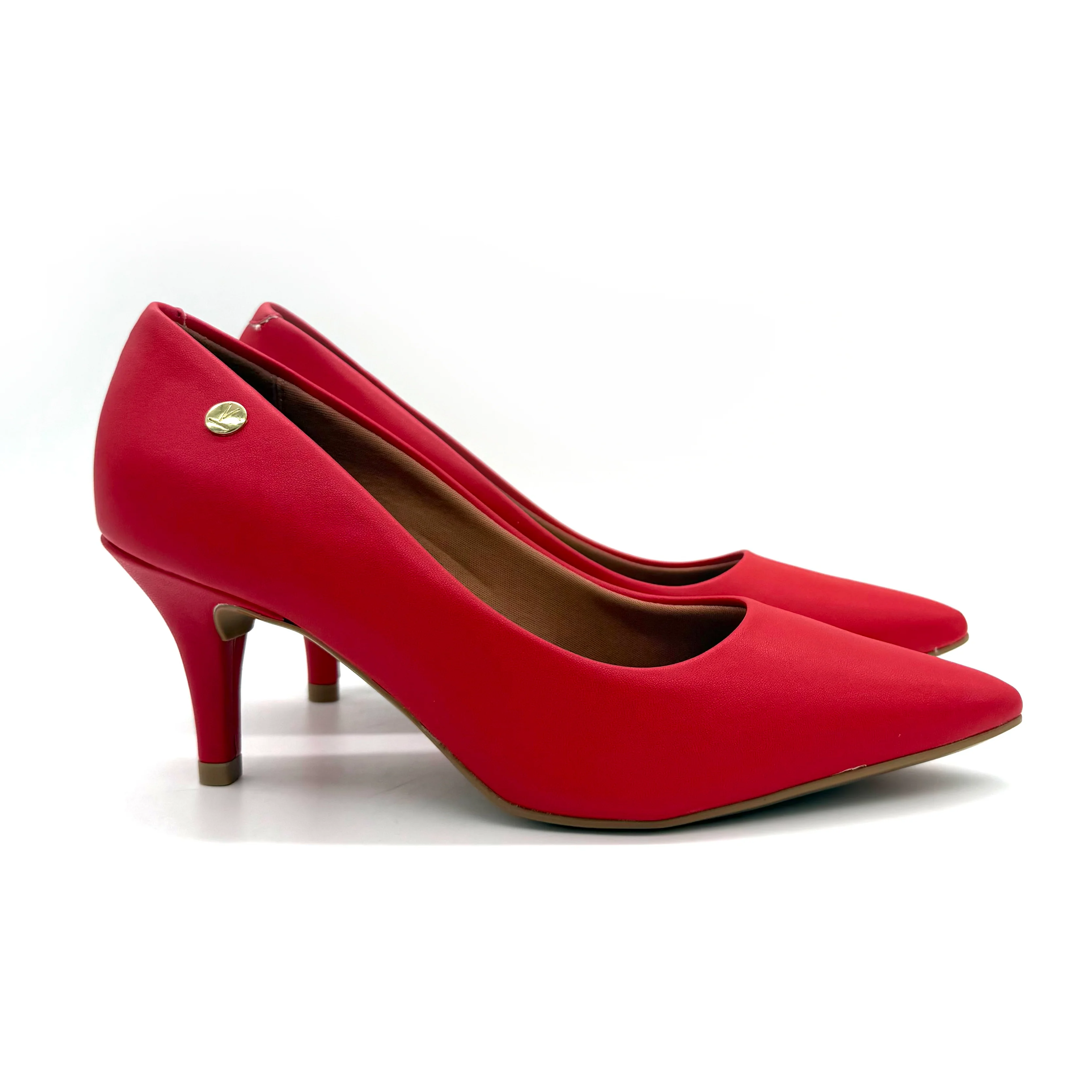 Vizzano 1185-702 Pointy Toe Pump in Ruby Red Napa - Image 4
