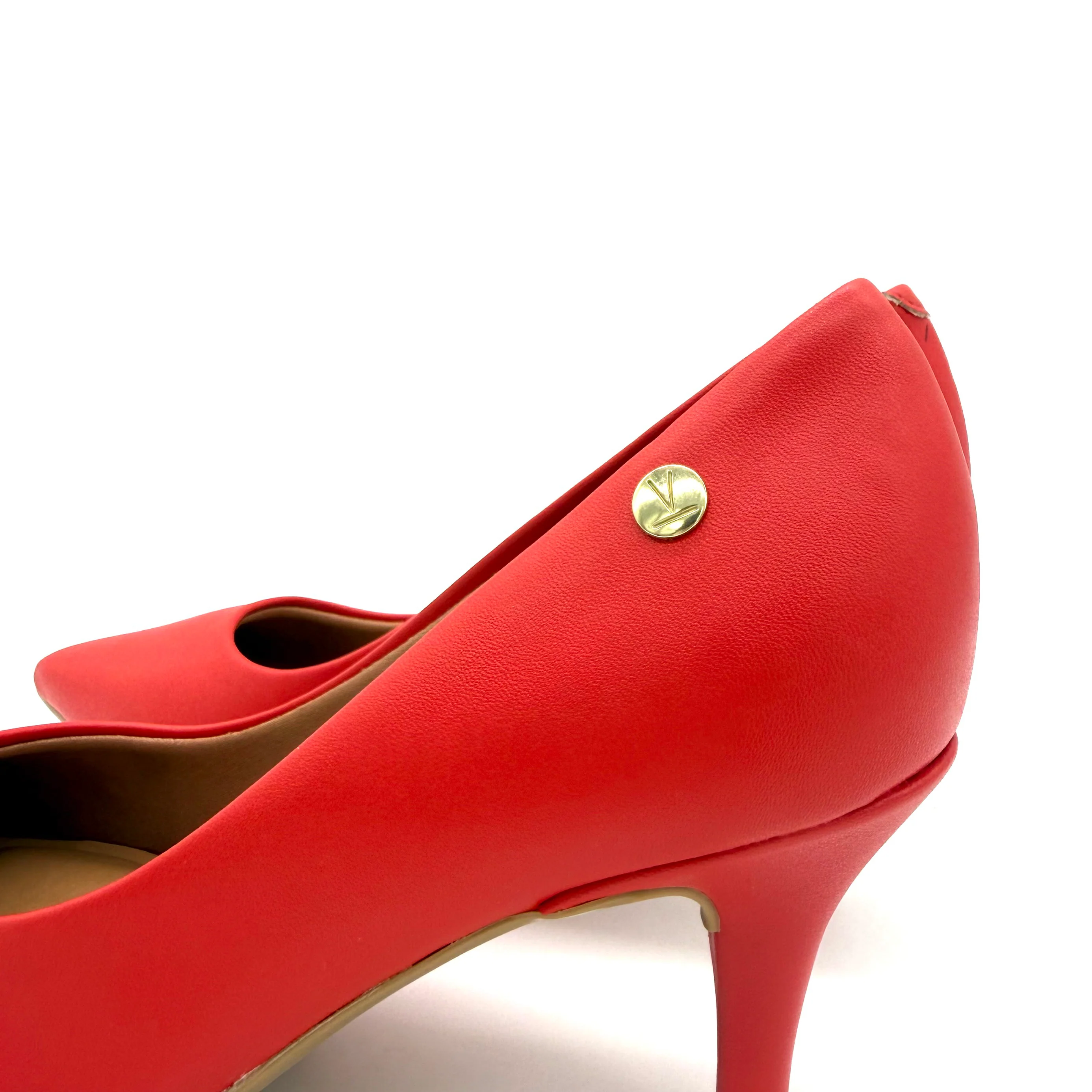 Vizzano 1185-702 Pointy Toe Pump in Ruby Red Napa - Image 7