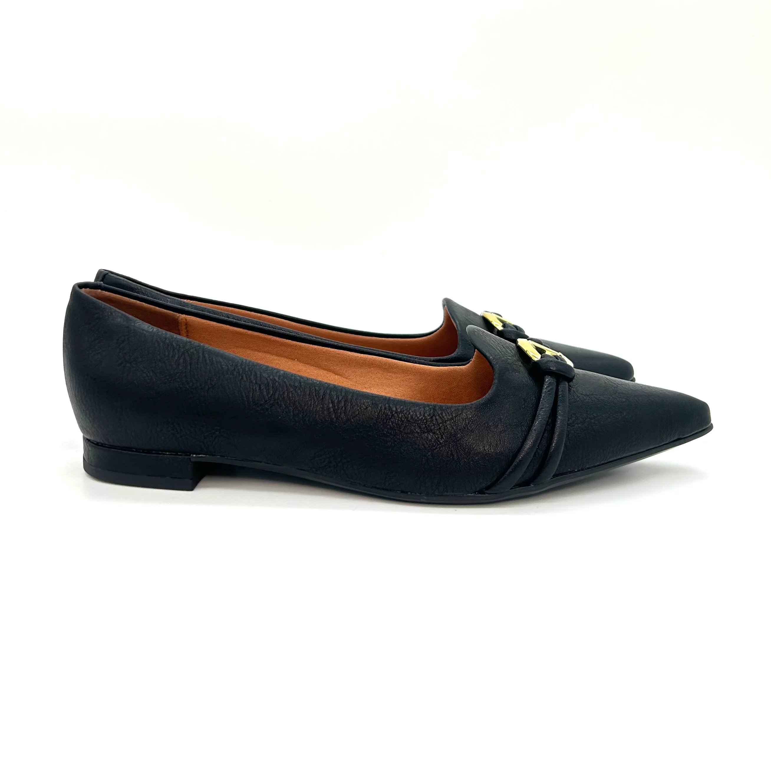 Vizzano 1206-1004 Pointy Toe Flat in Black - Image 6