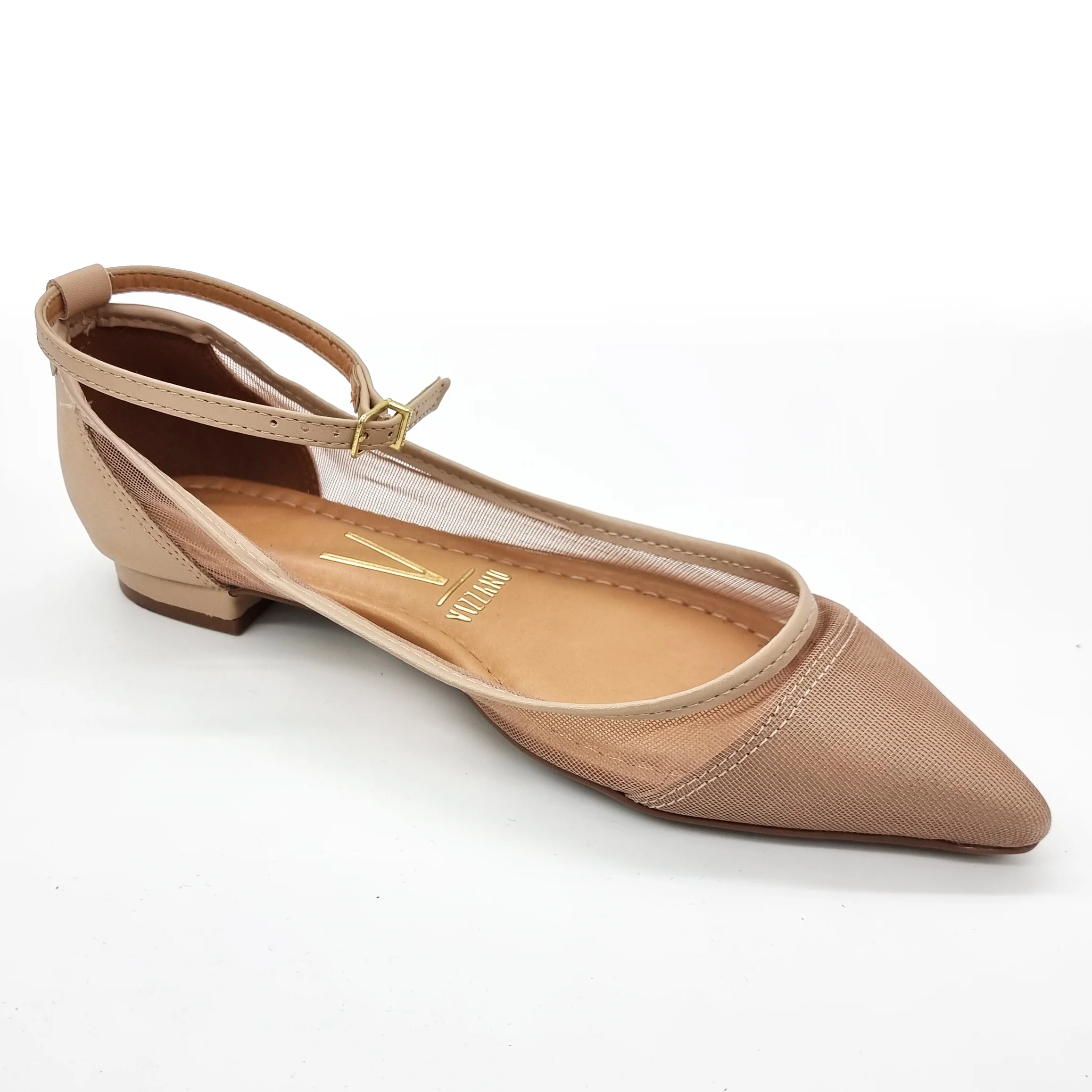 Vizzano 1206-294 Mesh Flat in Beige - Image 6