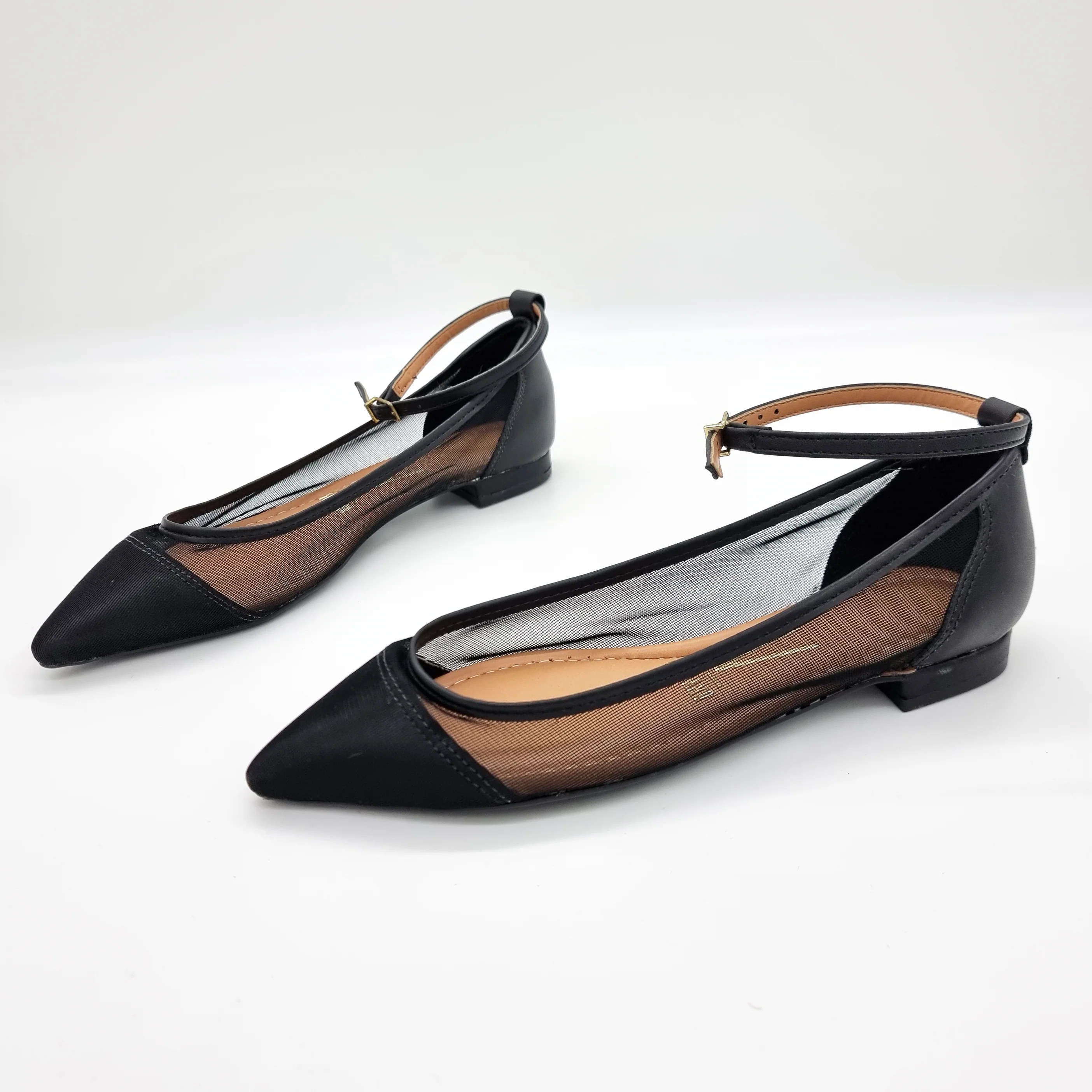 Vizzano 1206-294 Mesh Flat in Black - Image 2