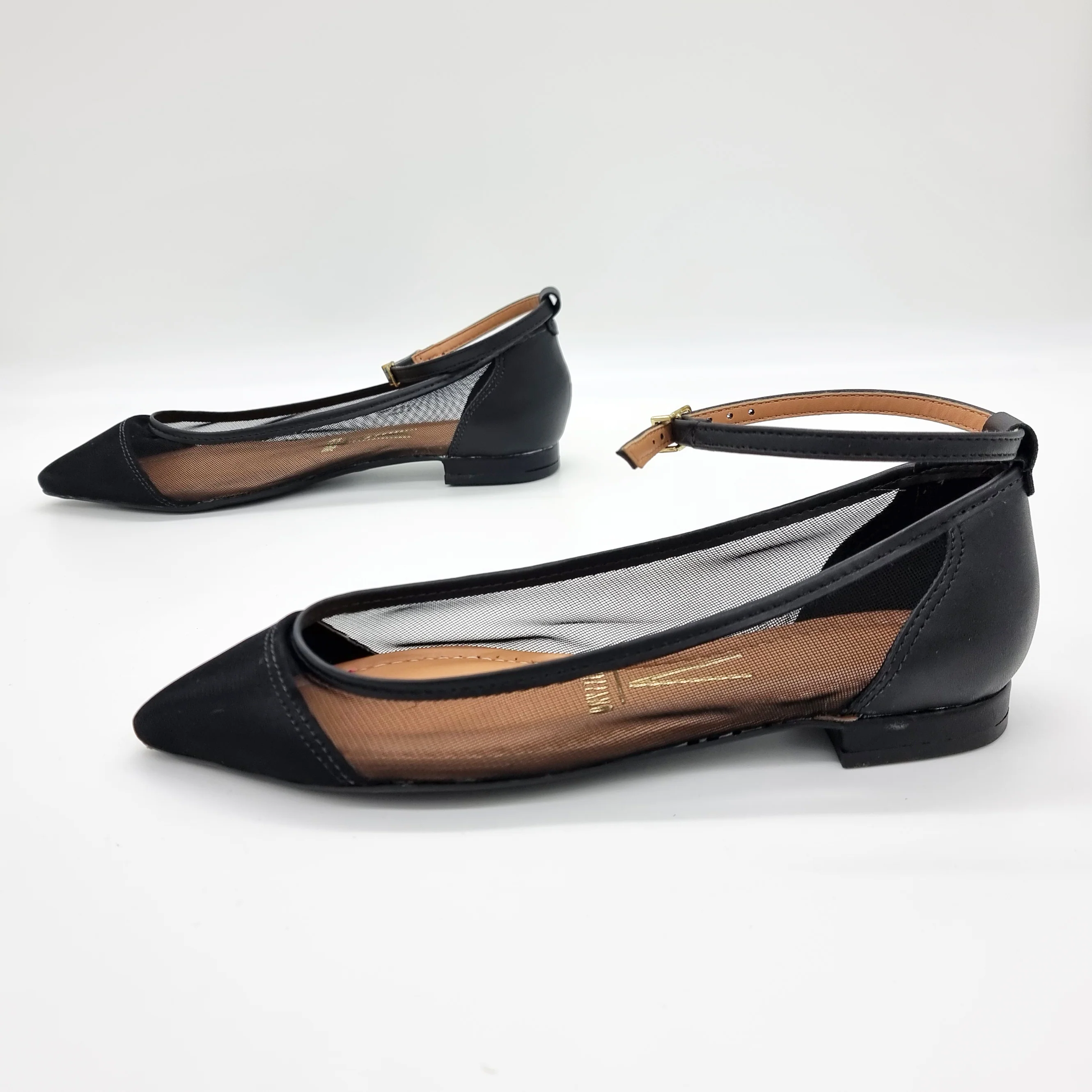 Vizzano 1206-294 Mesh Flat in Black - Image 3