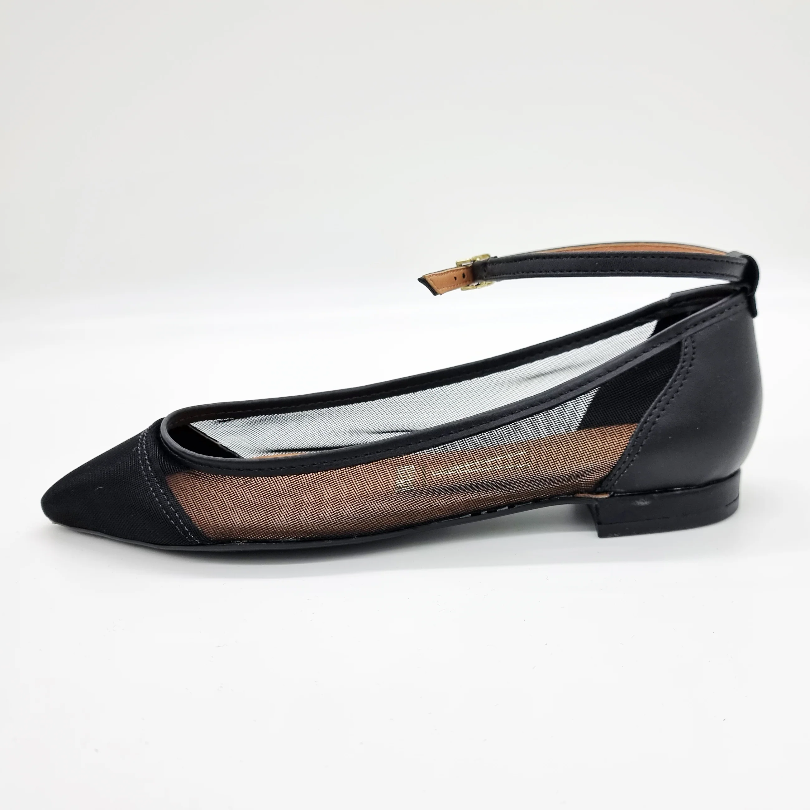 Vizzano 1206-294 Mesh Flat in Black - Image 4