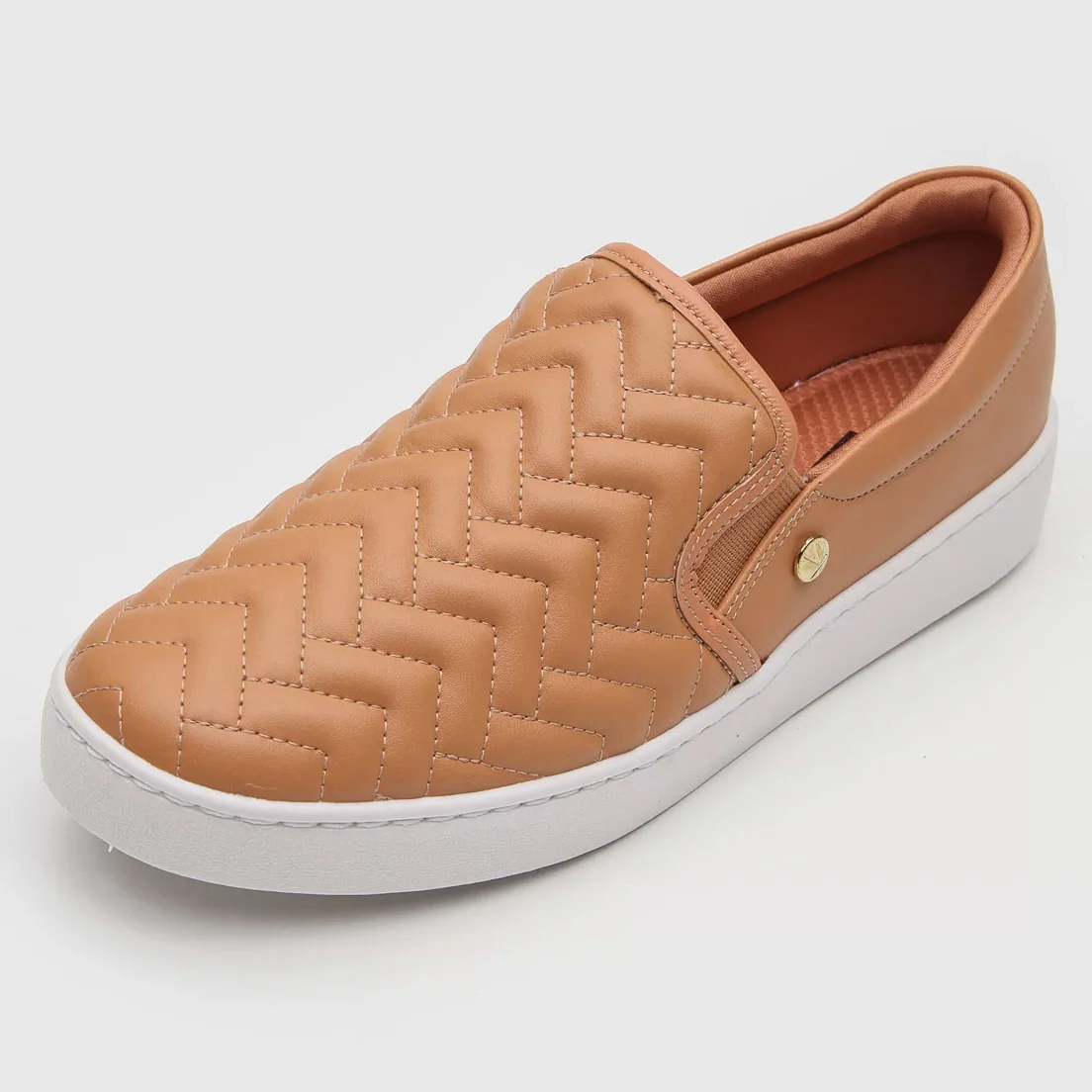 Vizzano 1214-1010 Slip-on Sneaker in Camel Napa - Image 2