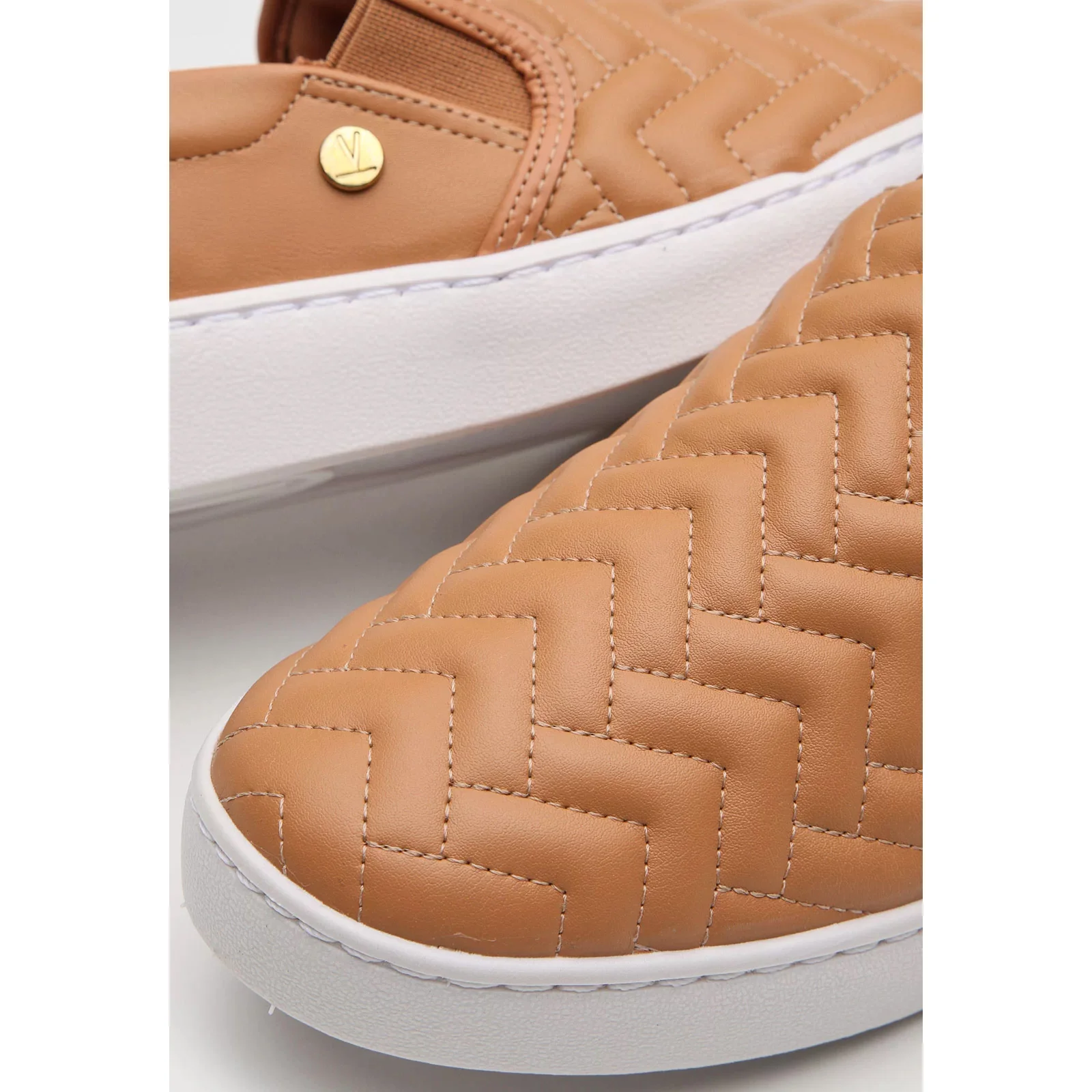 Vizzano 1214-1010 Slip-on Sneaker in Camel Napa - Image 5
