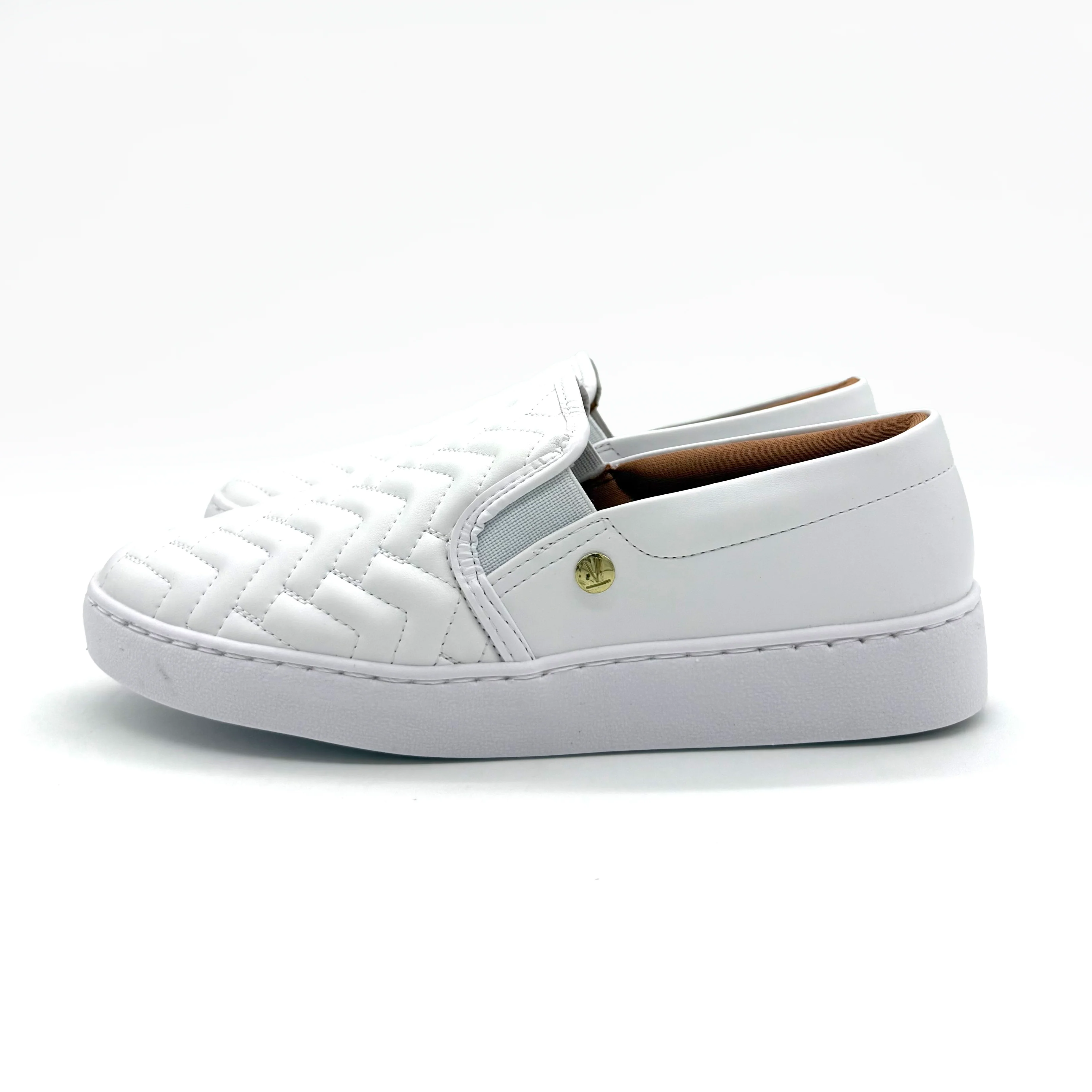 Vizzano 1214-1010 Slip-on Sneaker in White Napa - Image 2