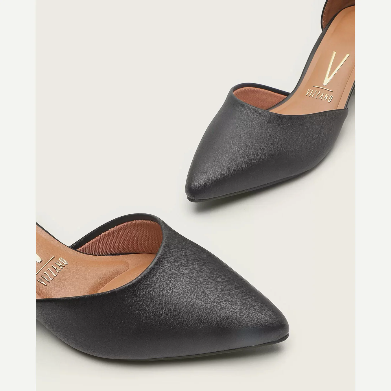 Vizzano 1220-317 Block Heel Ankle Strap Pump in Black Napa - Image 6
