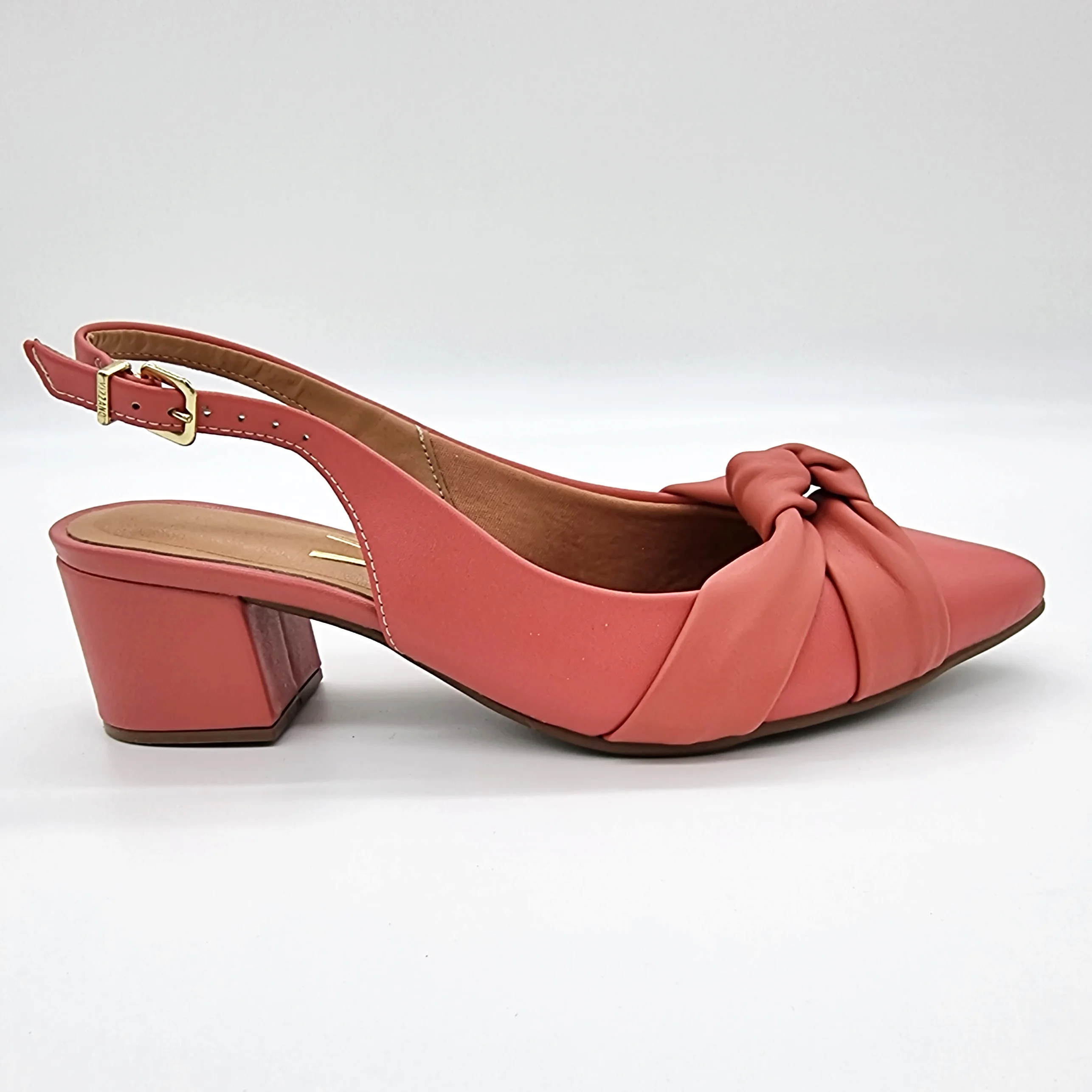 Vizzano 1220-358 Block Heel Slingback Pump in Rose - Image 6