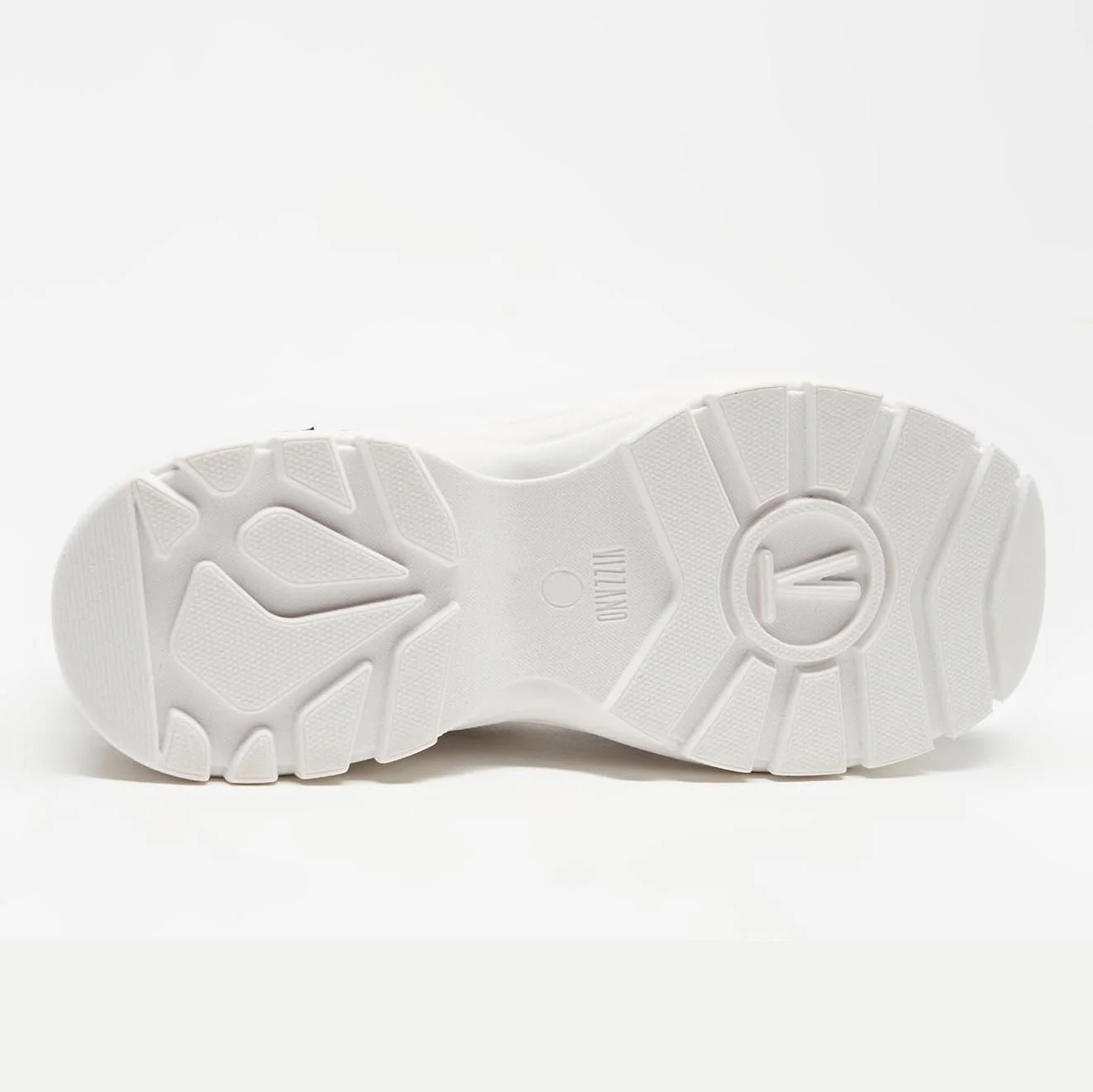 Vizzano 1331-108 Chunky Sole Sneaker in White/Black - Image 5