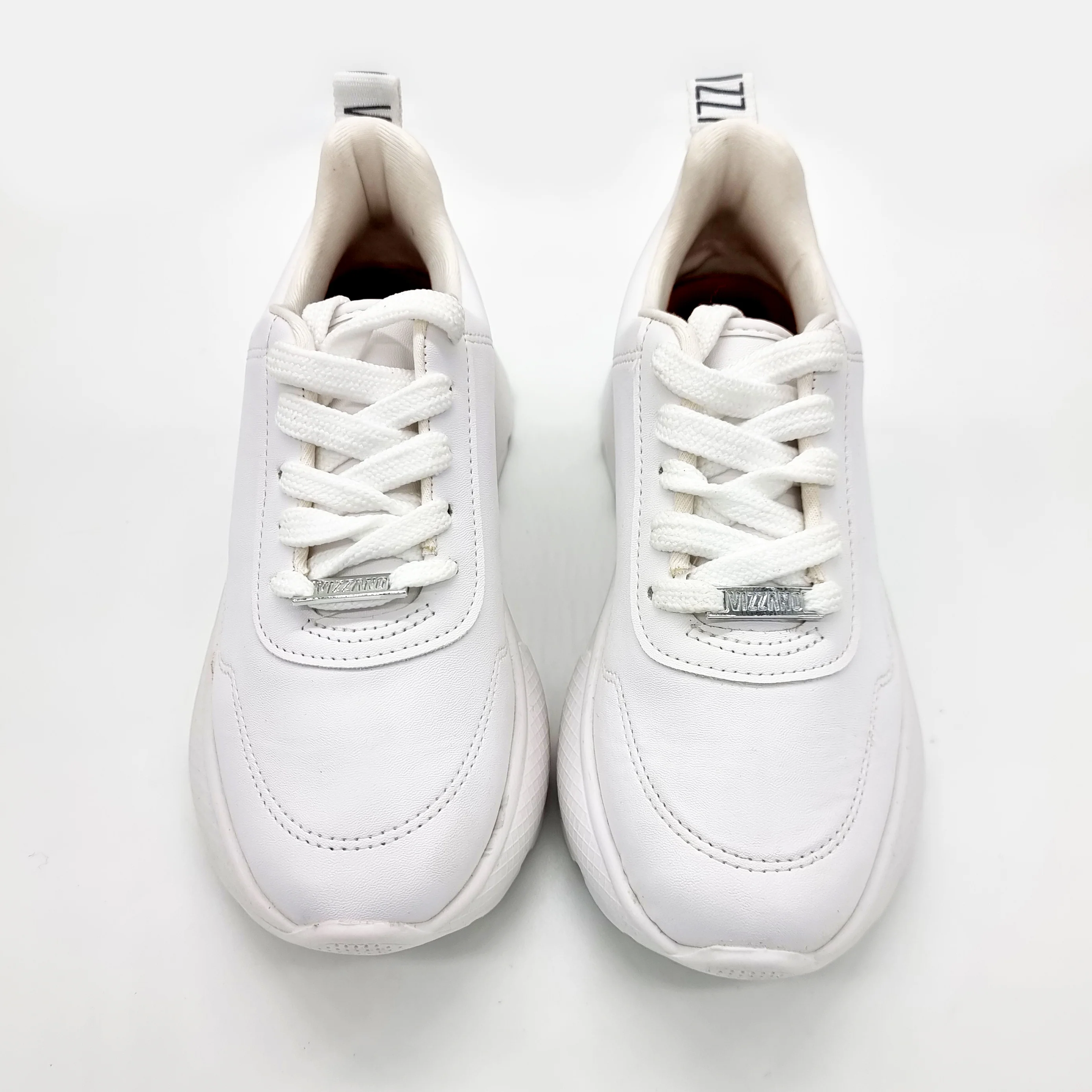 Vizzano 1408-100 Wedge Sole Sneaker in White - Image 7